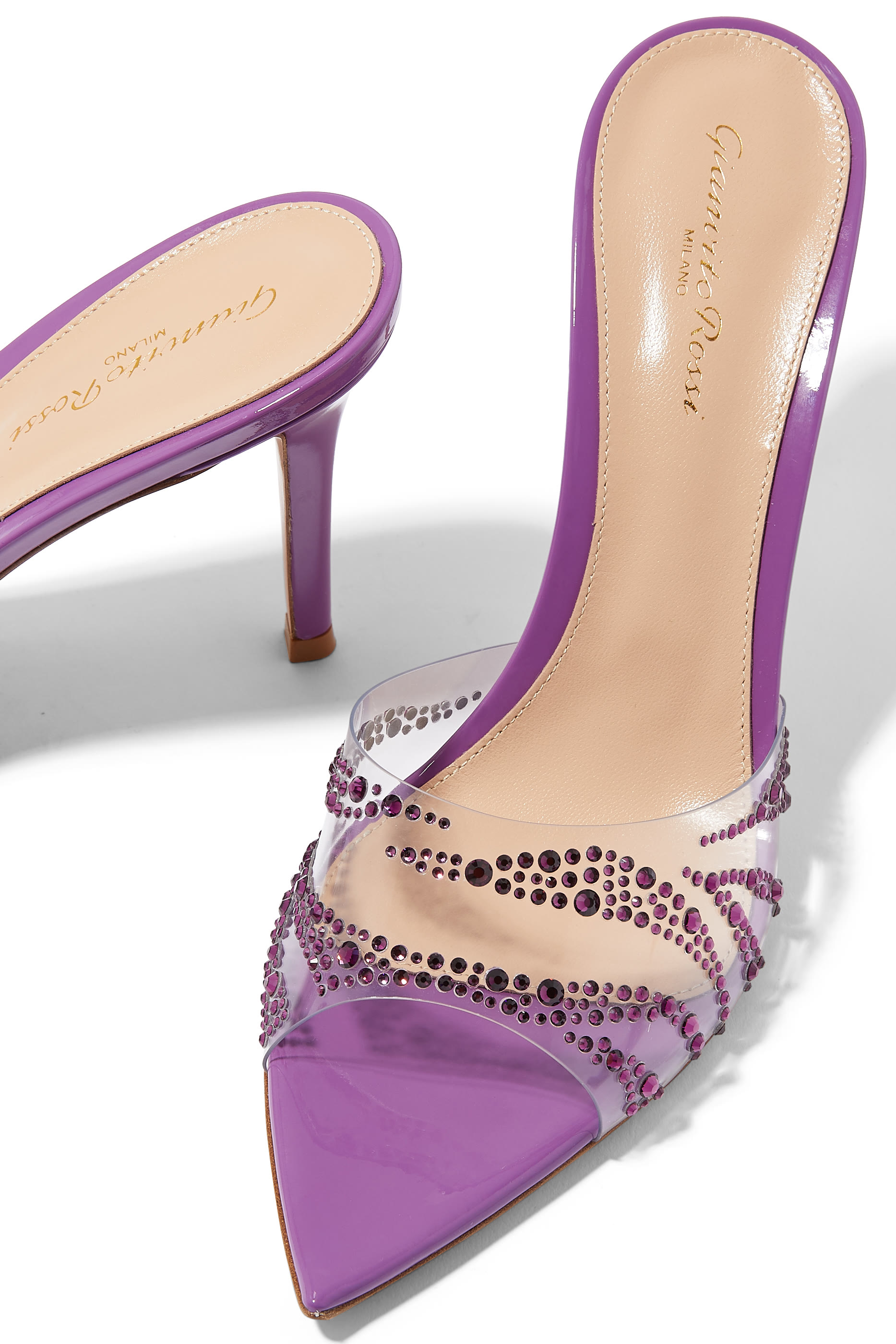 Elle Zebra 100 Leather Mules