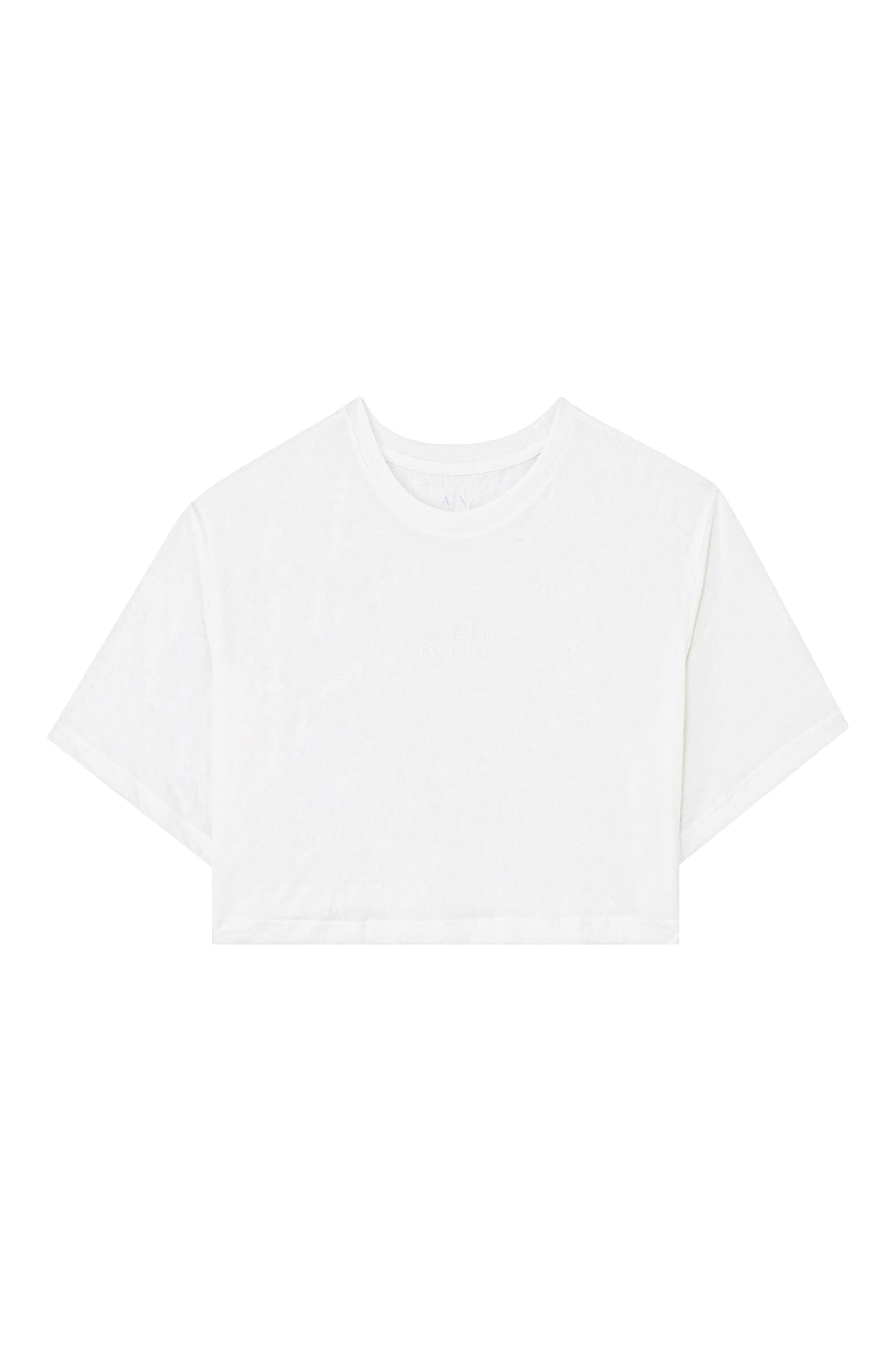 AX Logo Cropped T-Shirt