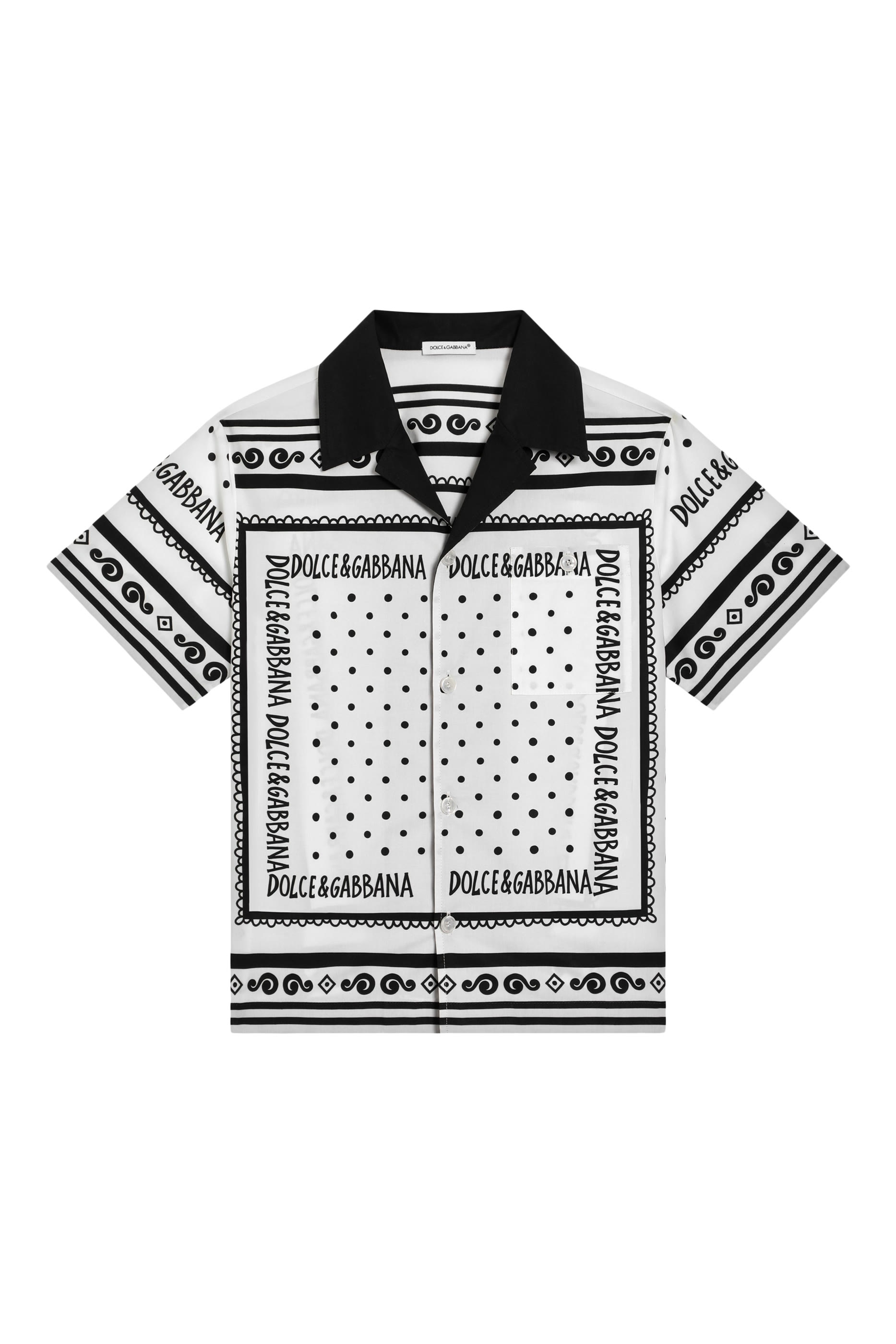 Kids Bandana Print Poplin Shirt