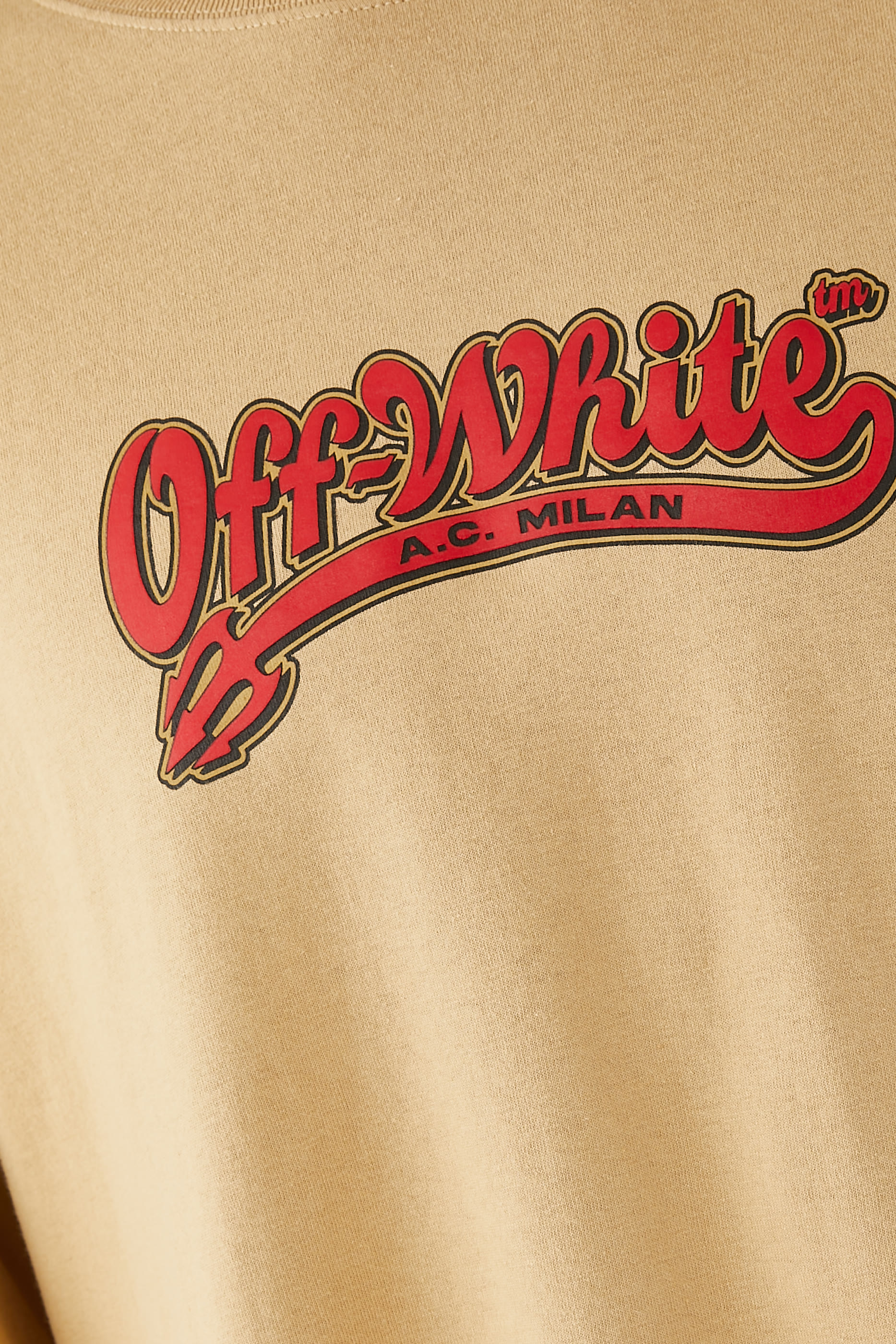 OW x A.C.Milan Logo T-Shirt