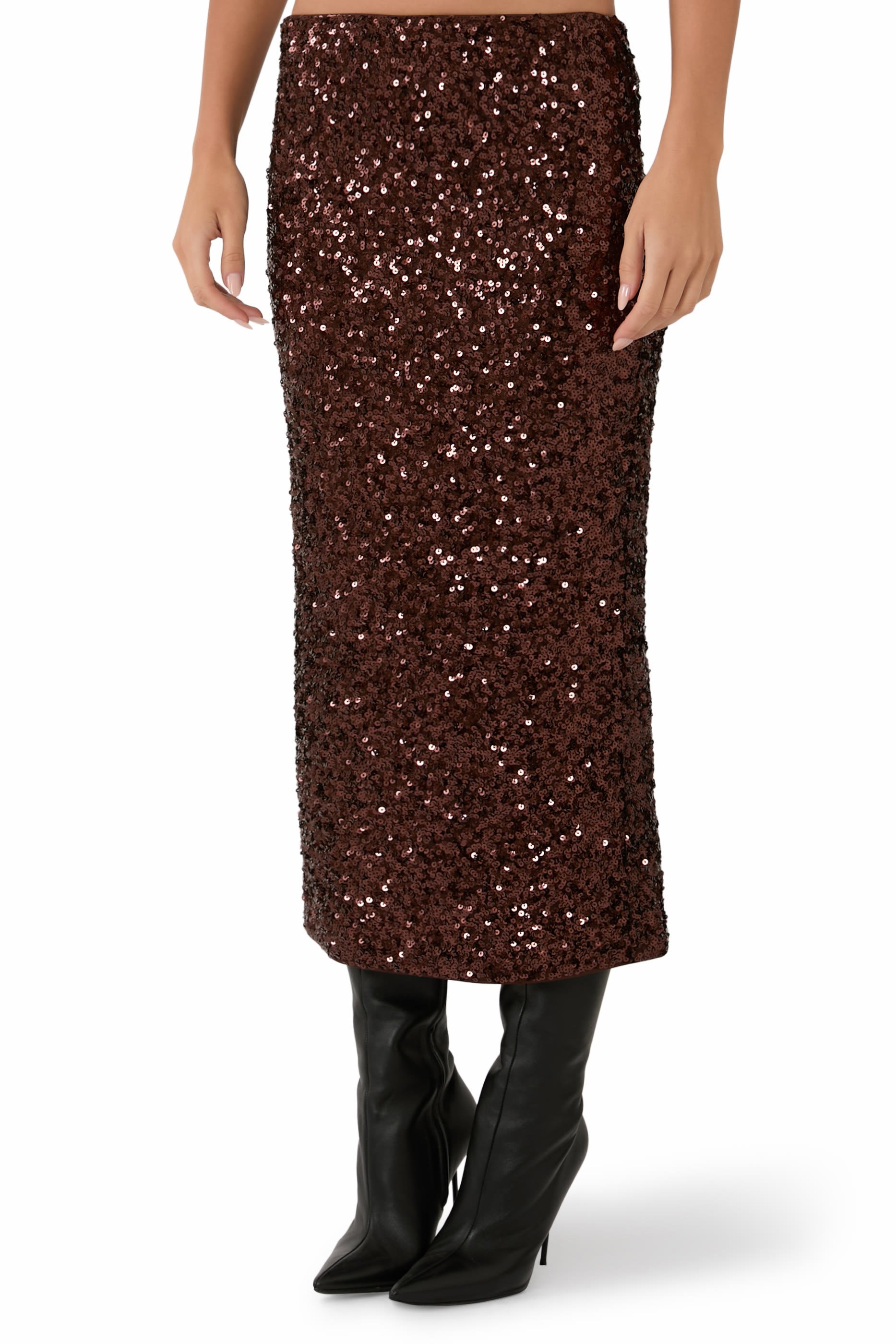 Sequin Pencil Skirt