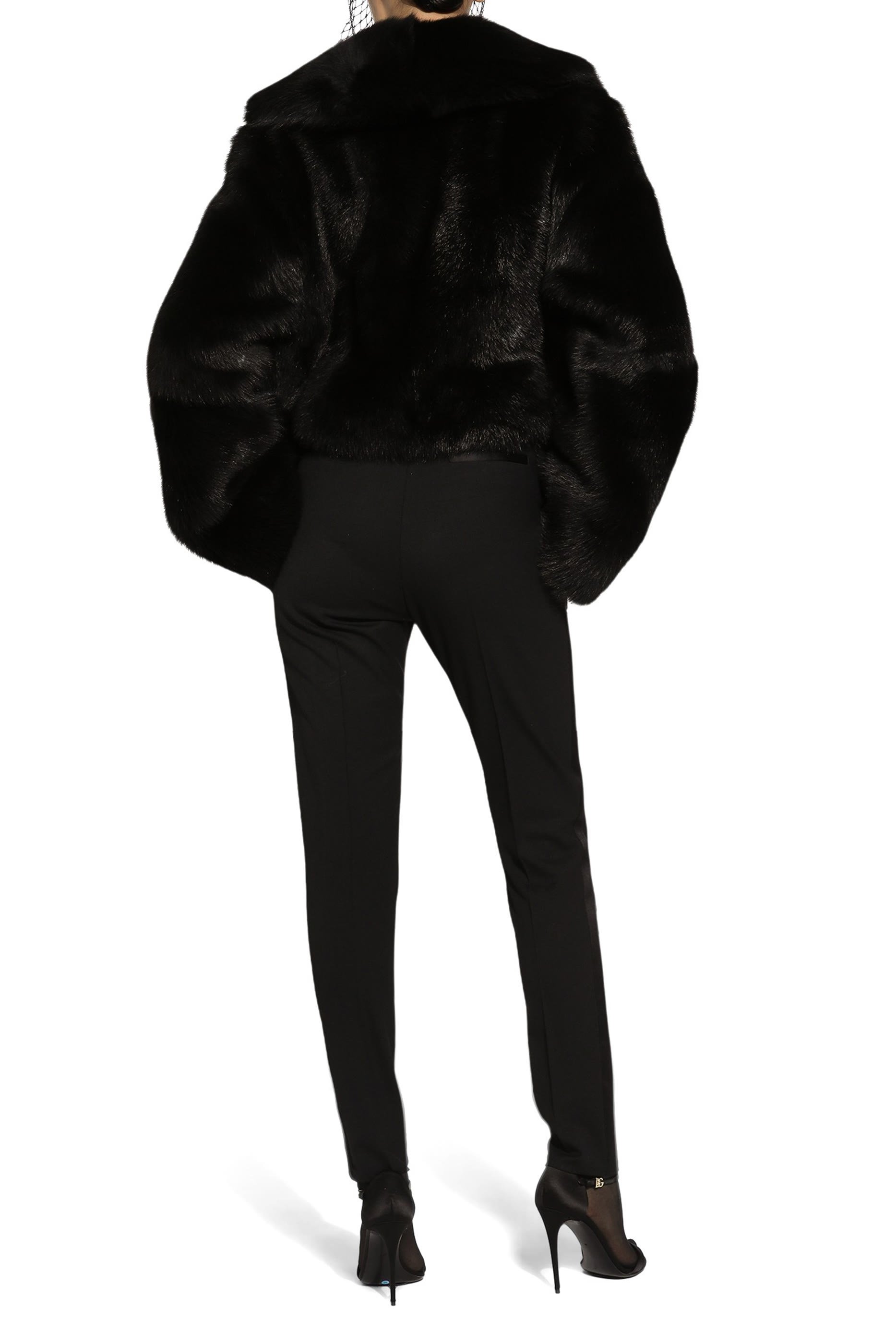 Short Lambskin Jacket with Belt