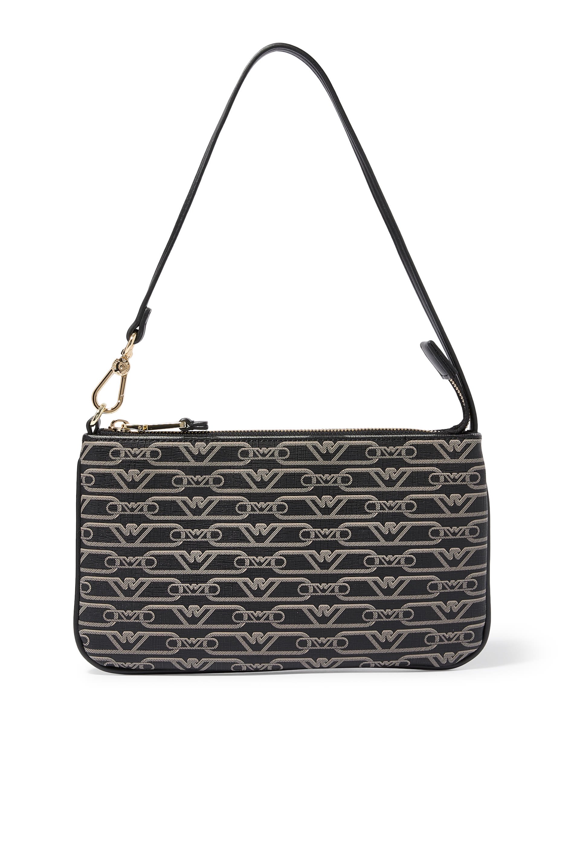  All-Over Monogram Print Bag