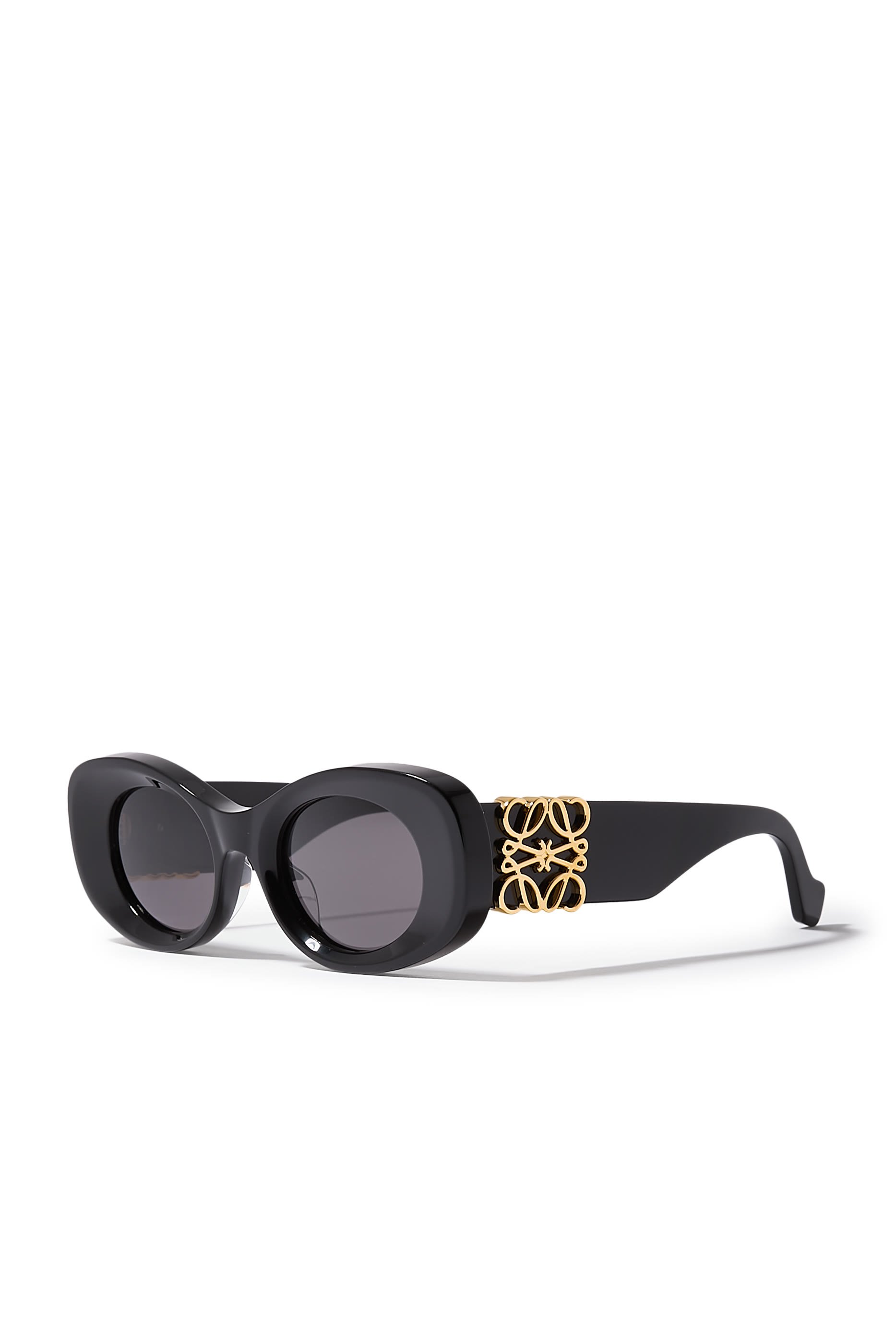 Beveled Oval Maxi Anagram Sunglasses