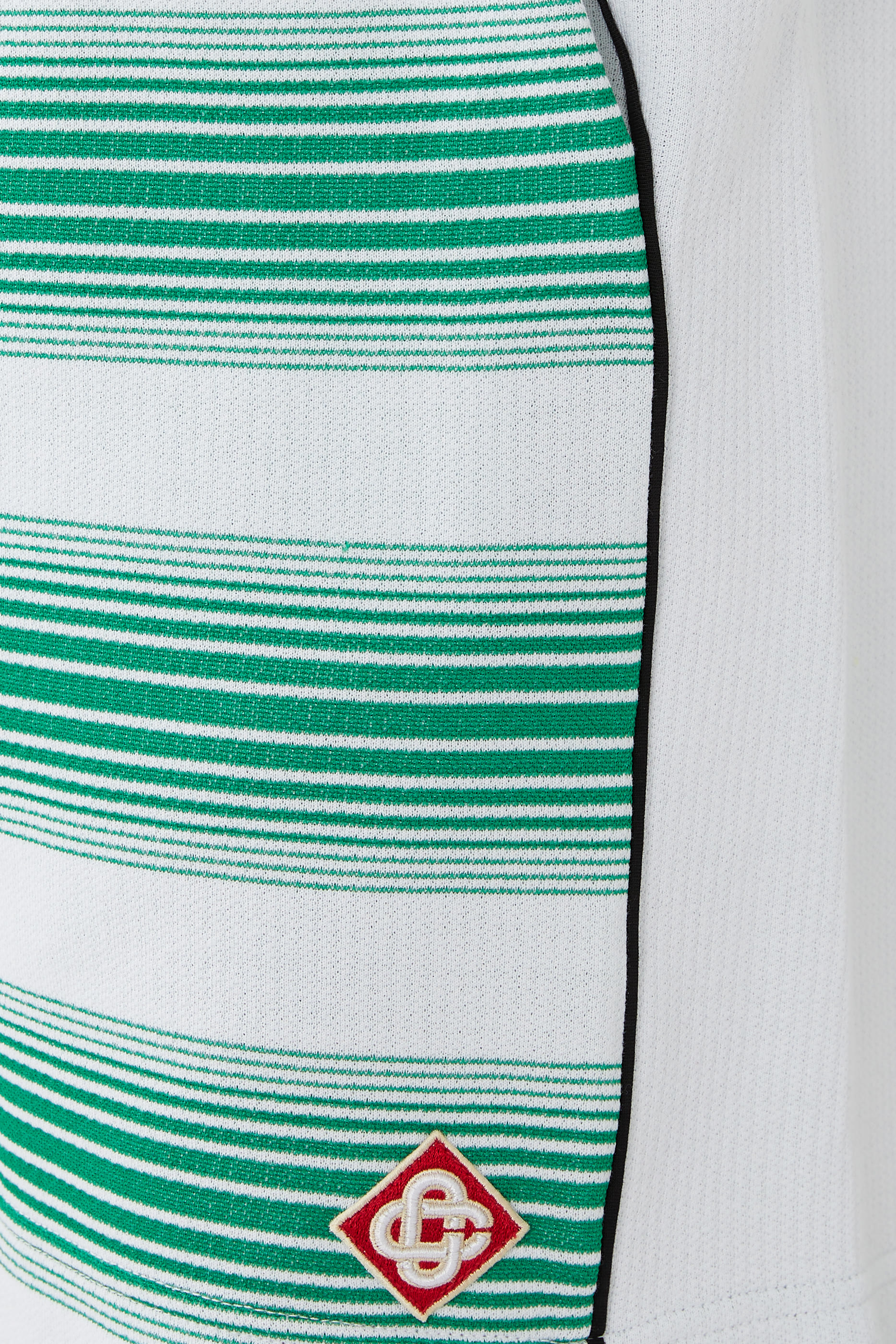 Striped Interlock Sweatshorts