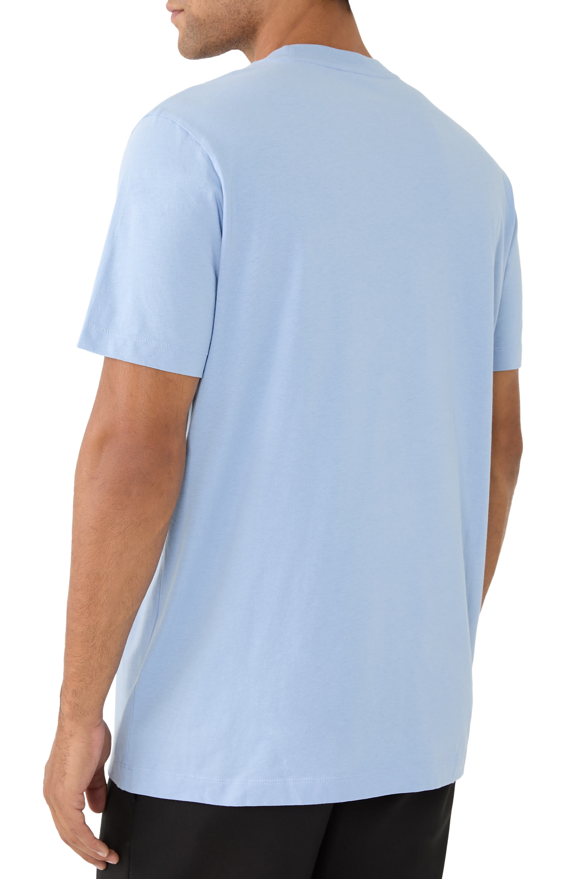 Logo Patch Cotton T-Shirt