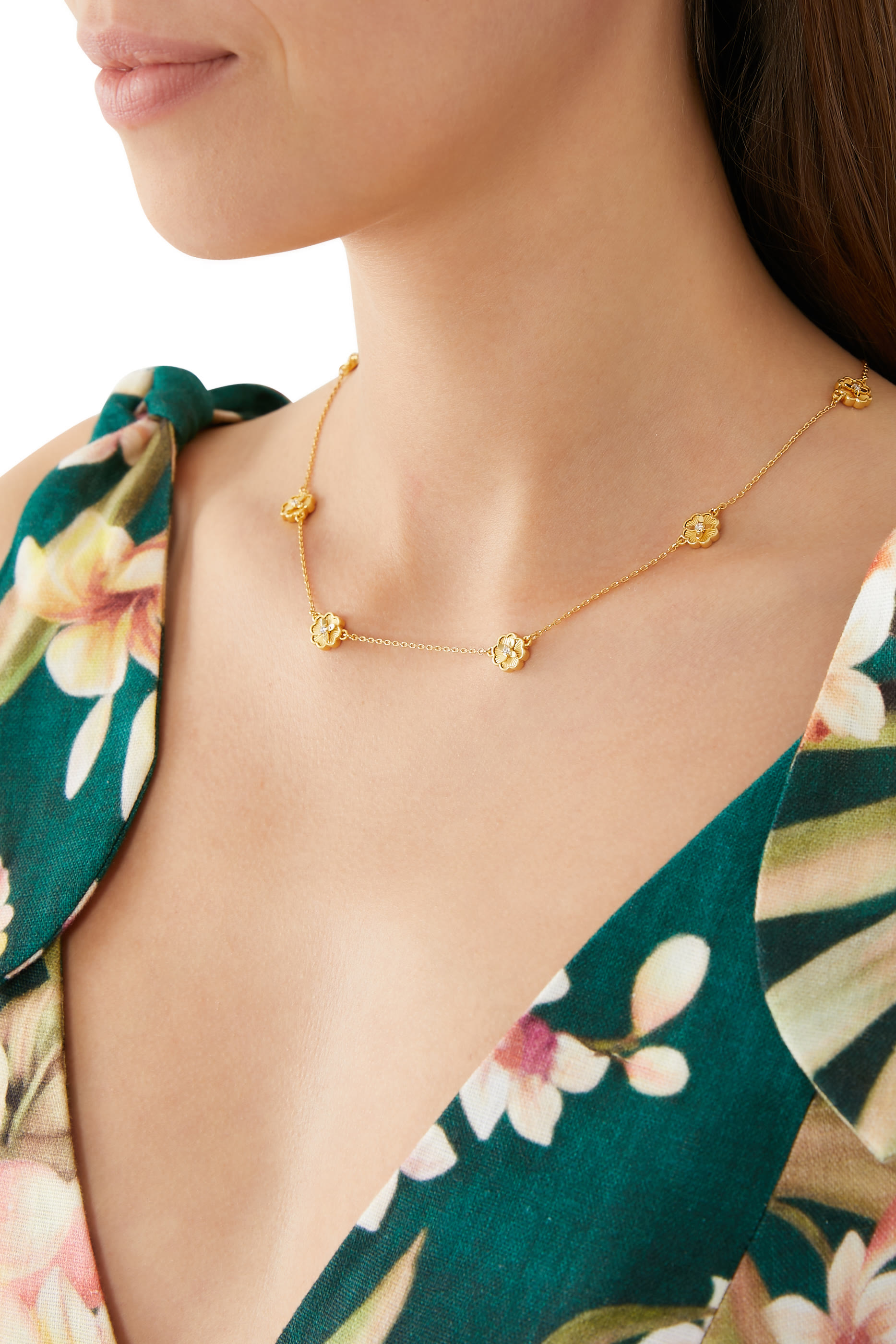 Heritage Bloom Station Necklace