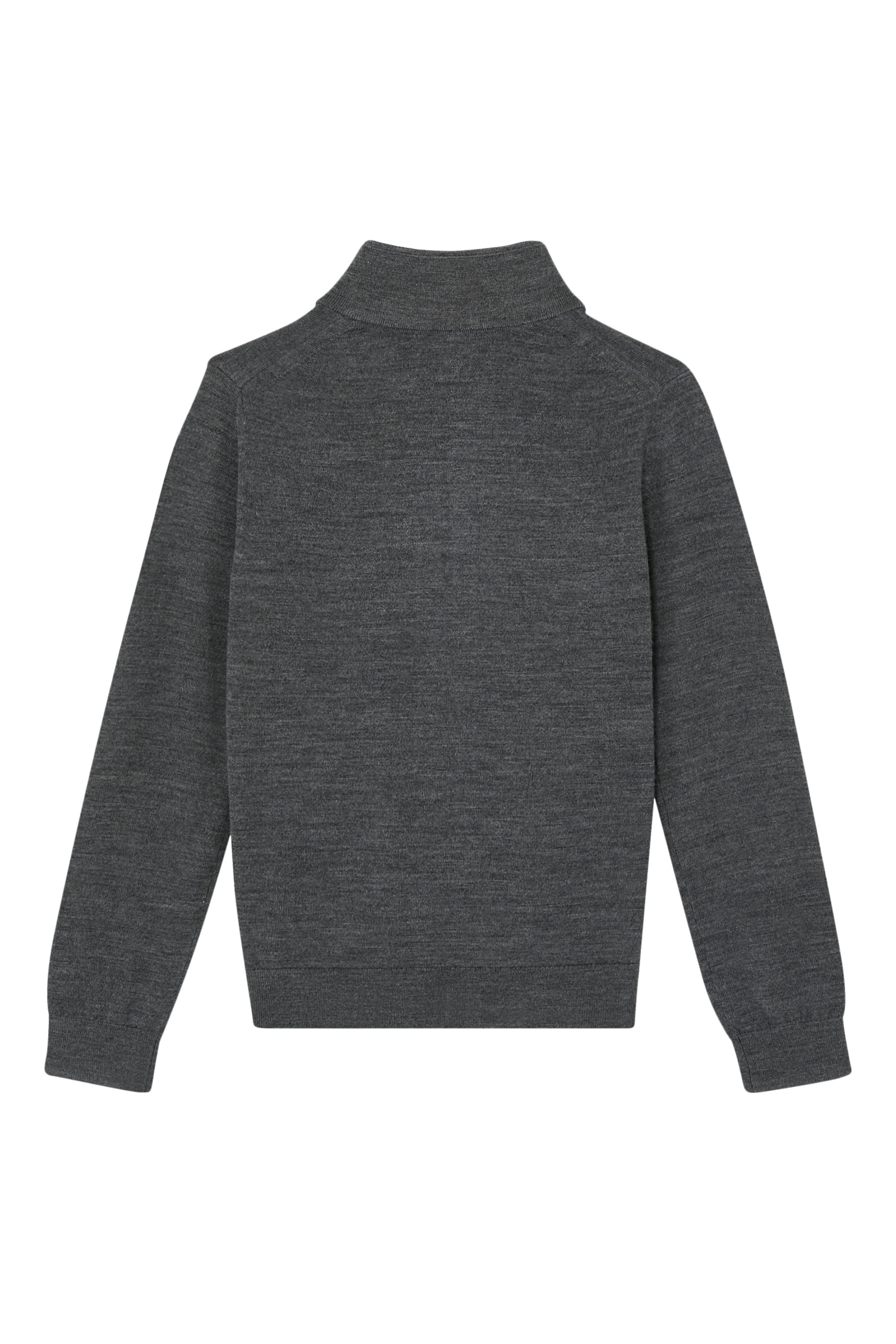 Kids Merino Wool-Blend Zip-Through Cardigan