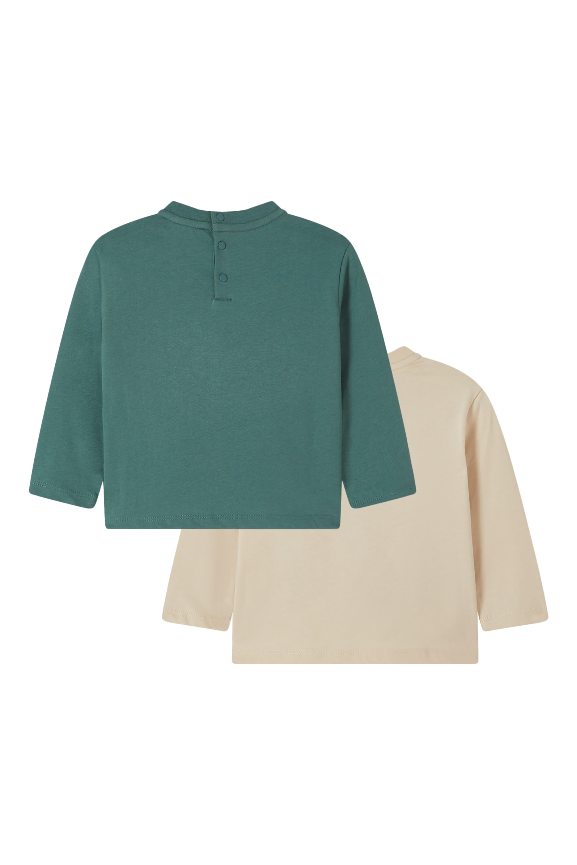 Long-Sleeved Jersey T-Shirt, Set of 2