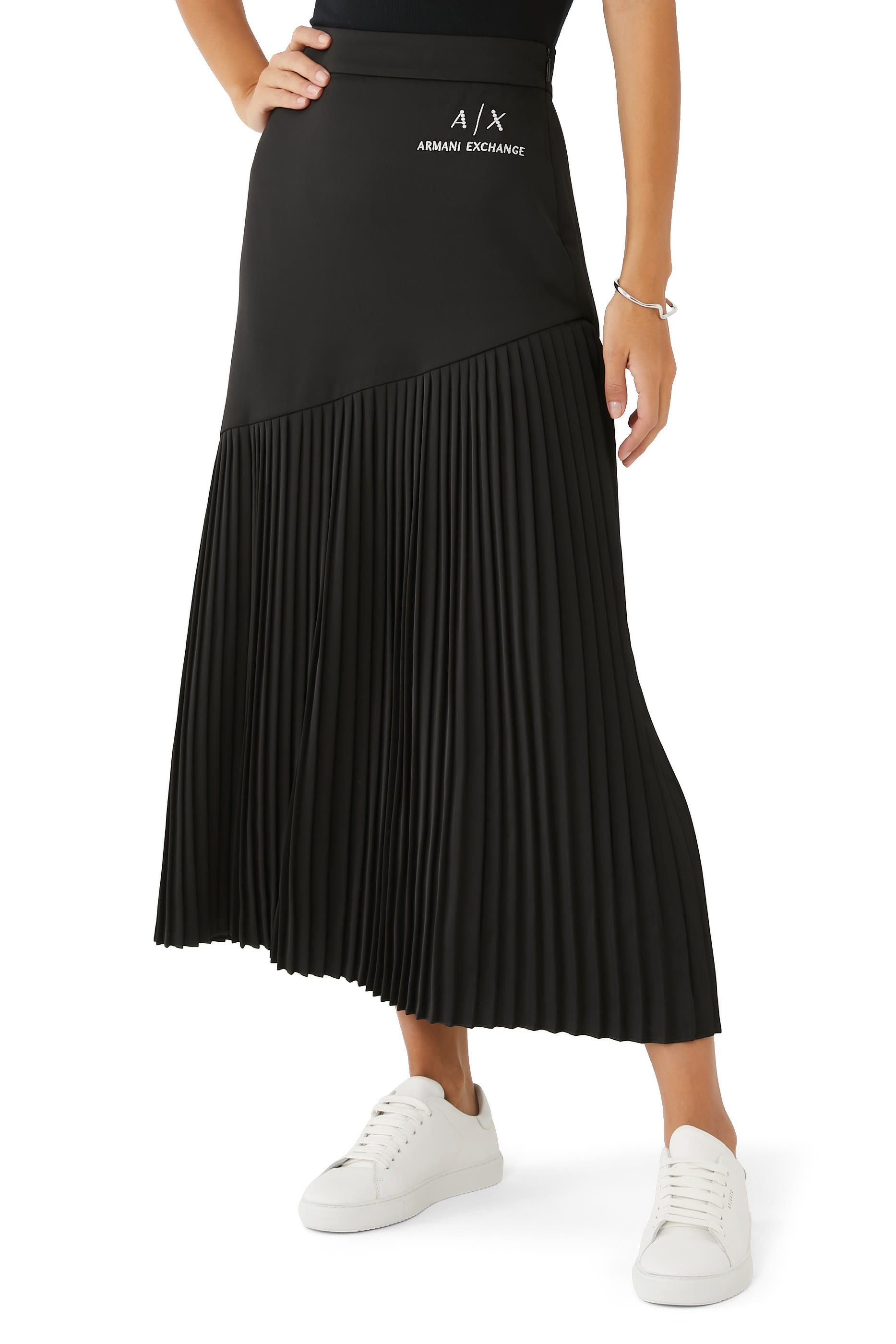 Logo Midi Skirt