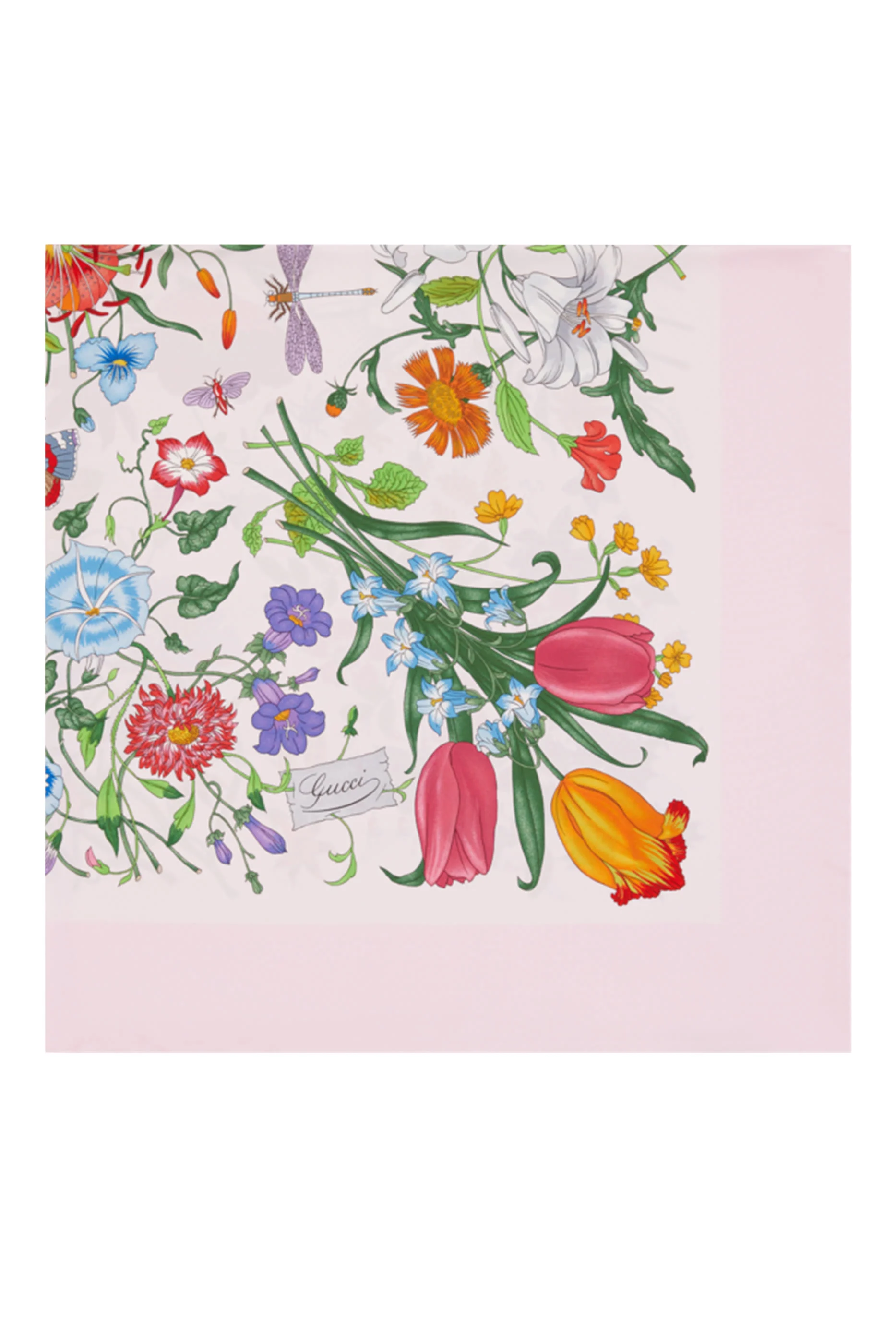  Printed Silk Twill Carr&eacute; 