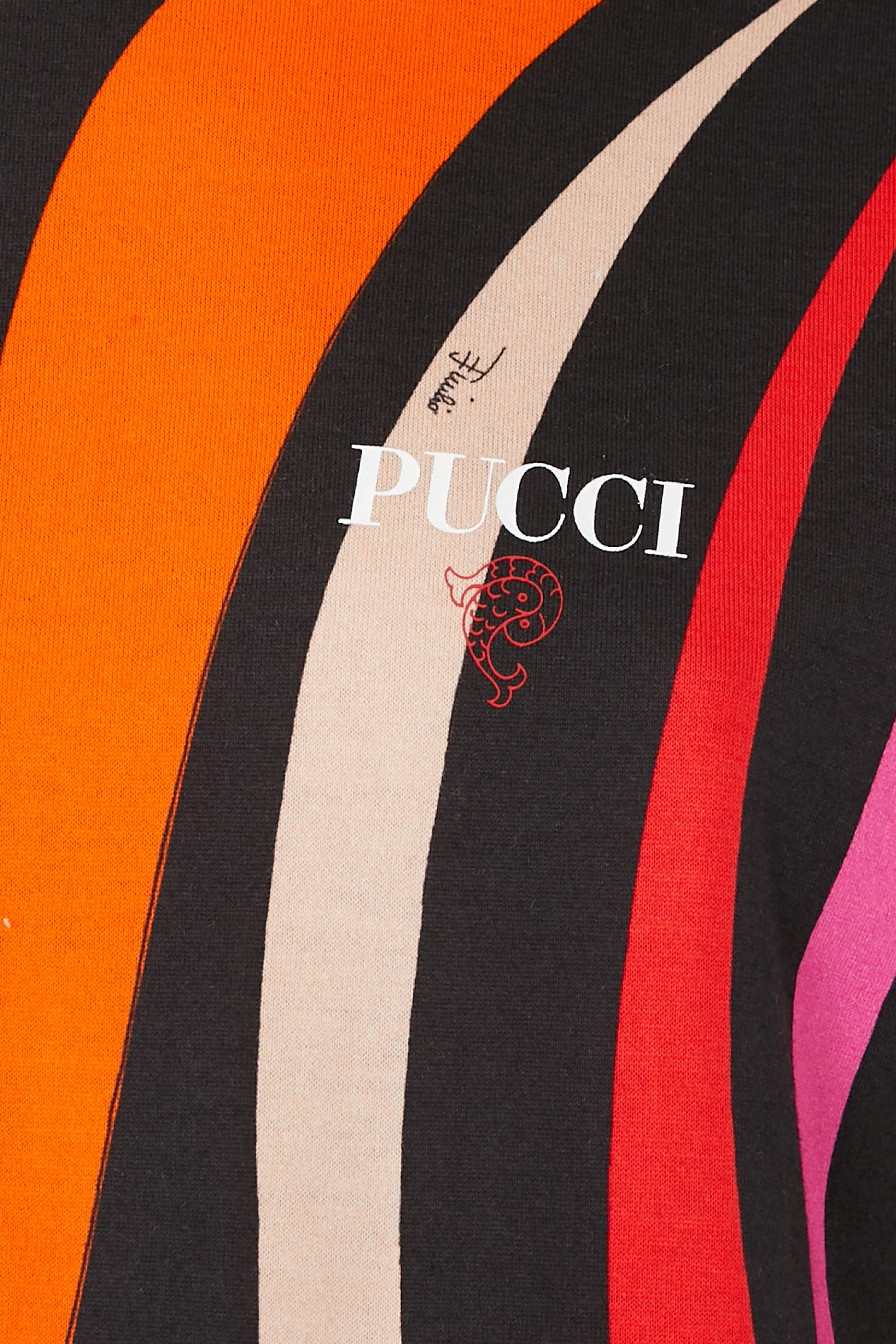 Marmo-Print Cotton T-Shirt