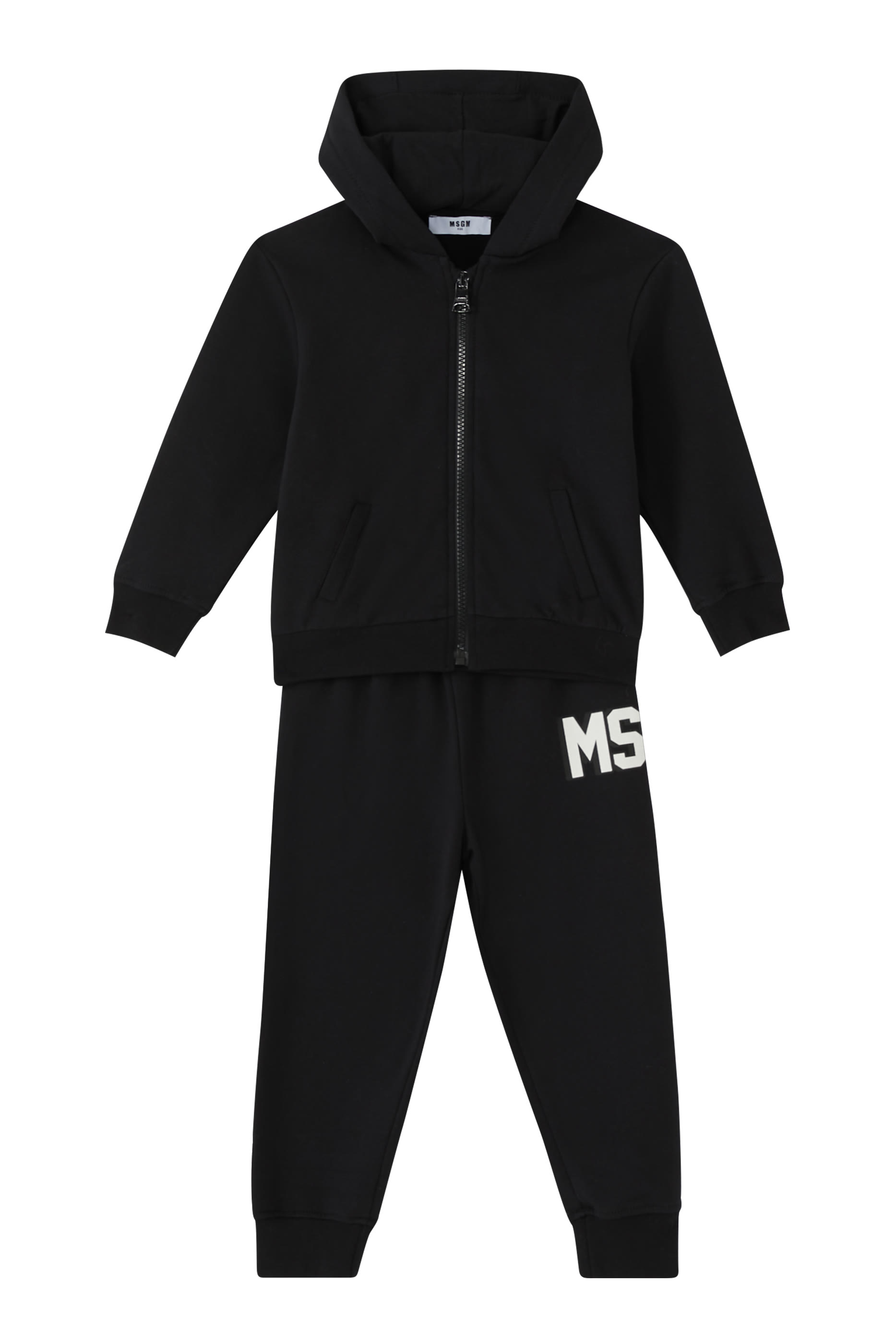 Kids Zip Hoodie and Fleece Stretch Pants Set