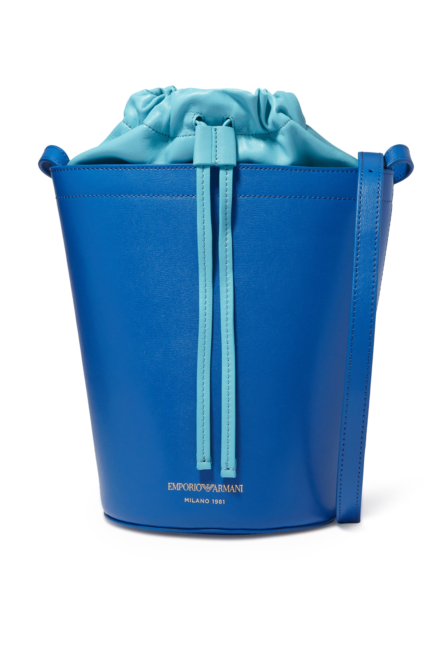 Patty Palmellato Leather Bucket Bag