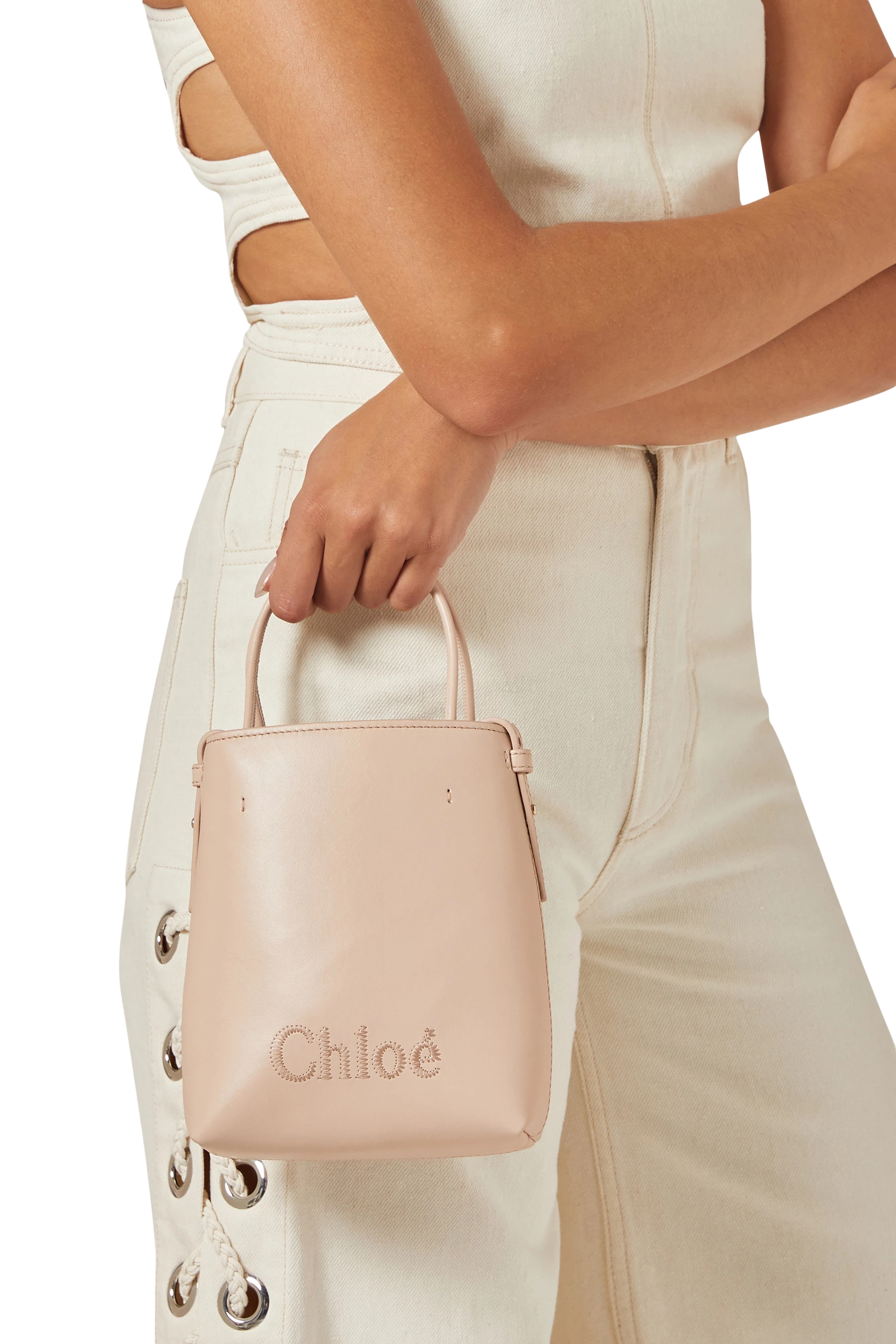 Logo Printed Mini Crossbody Bag