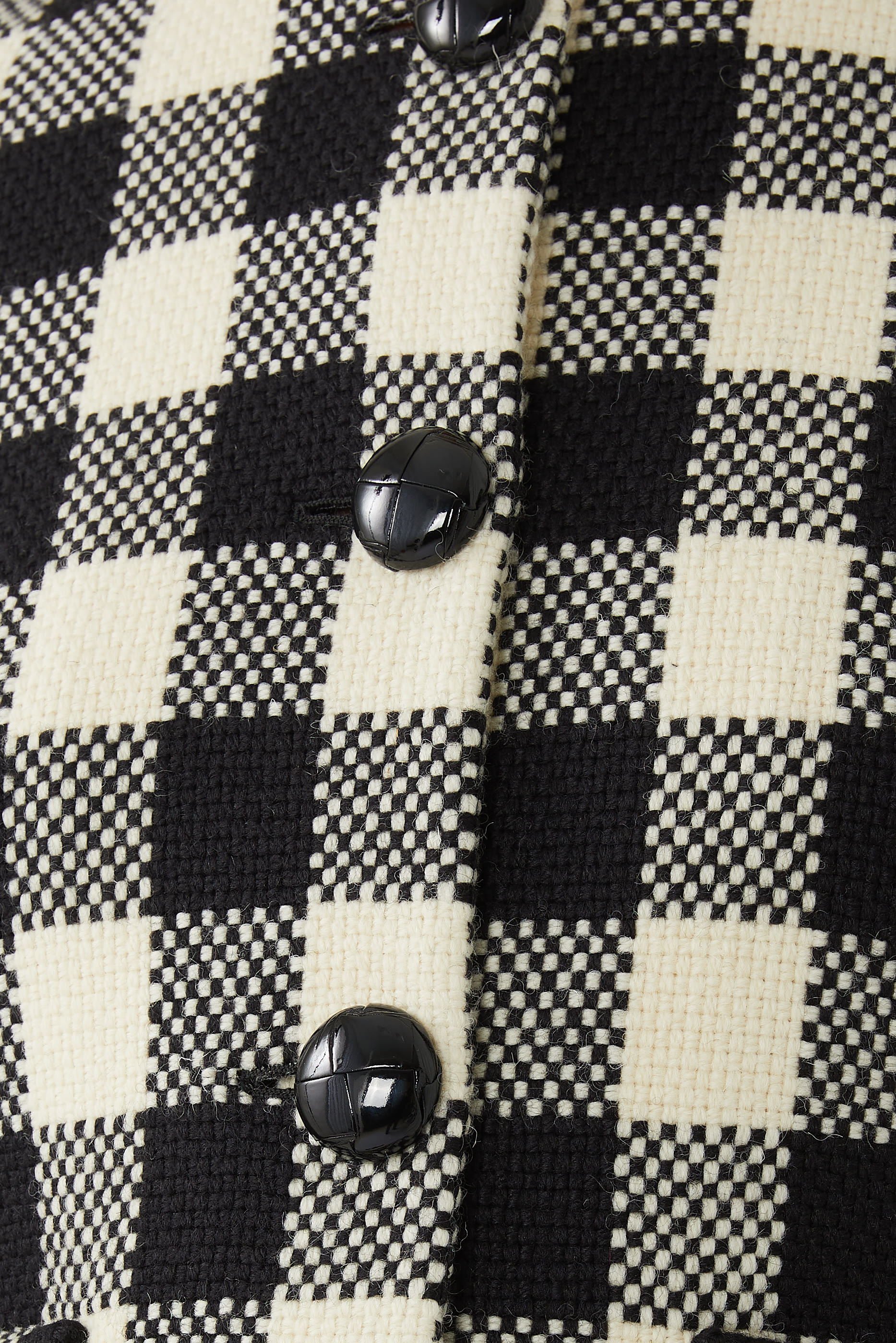 Gingham Wool Jacket