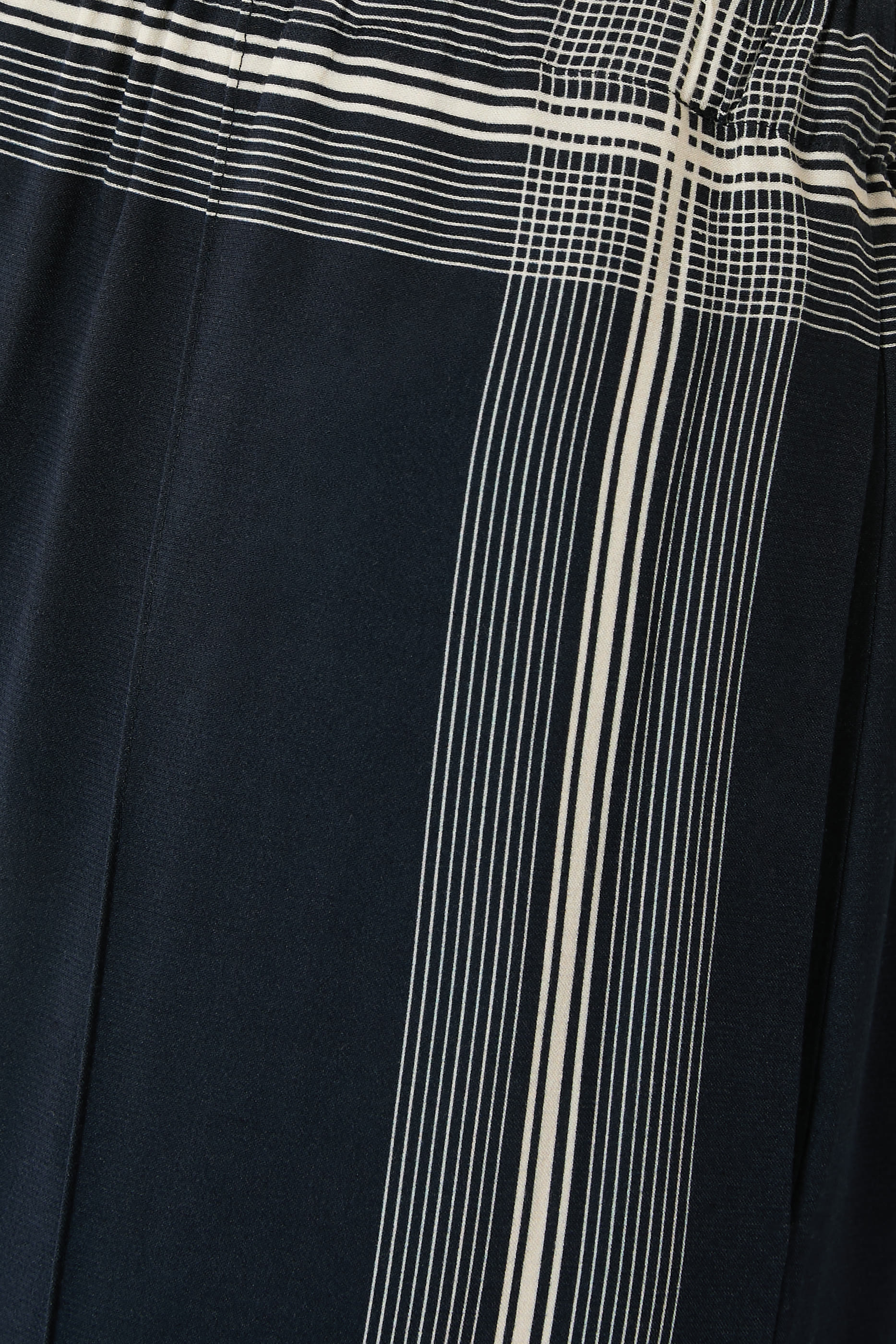 Handkerchief-Stripe Pull-On Pants