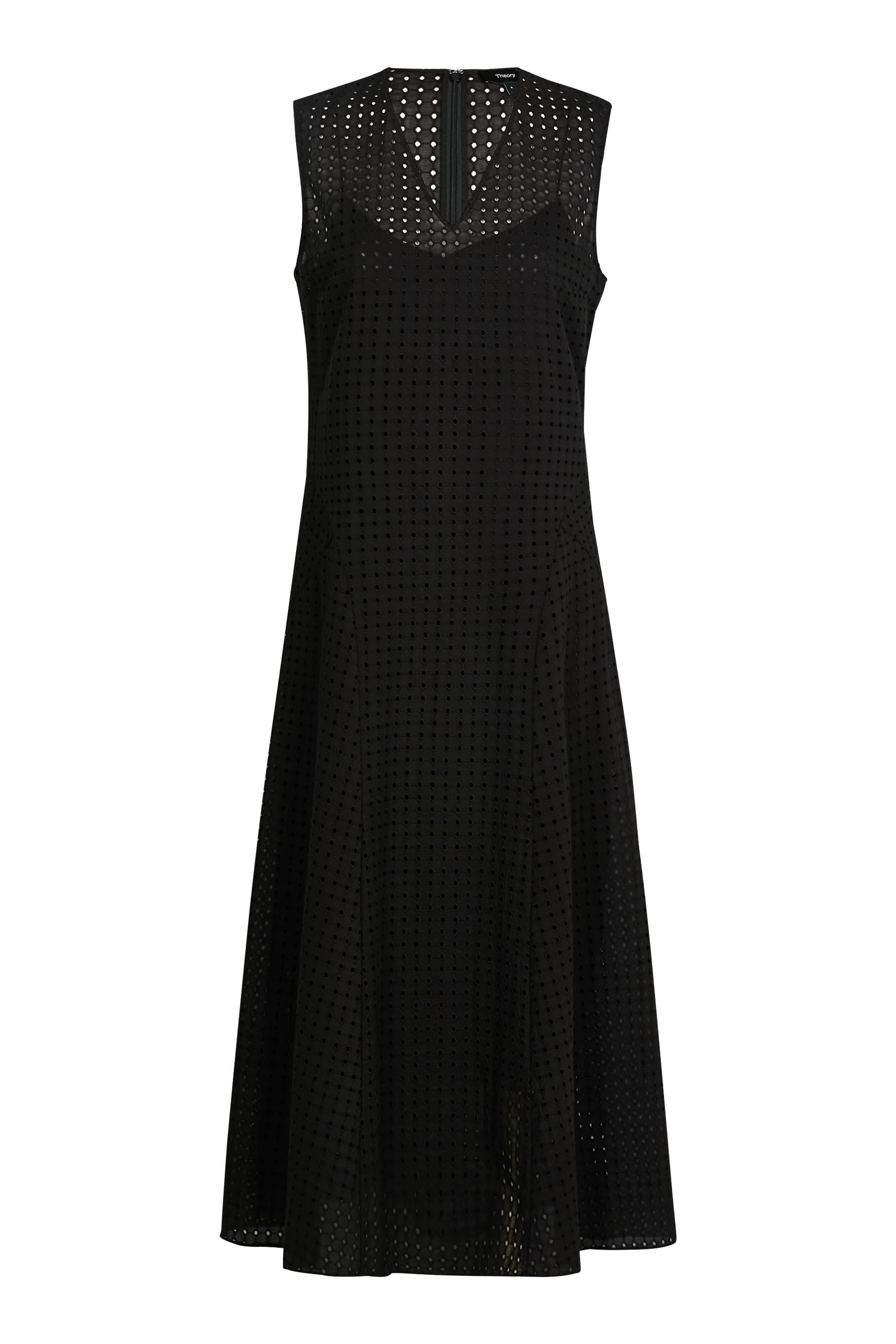 V-Neck Midi Dress