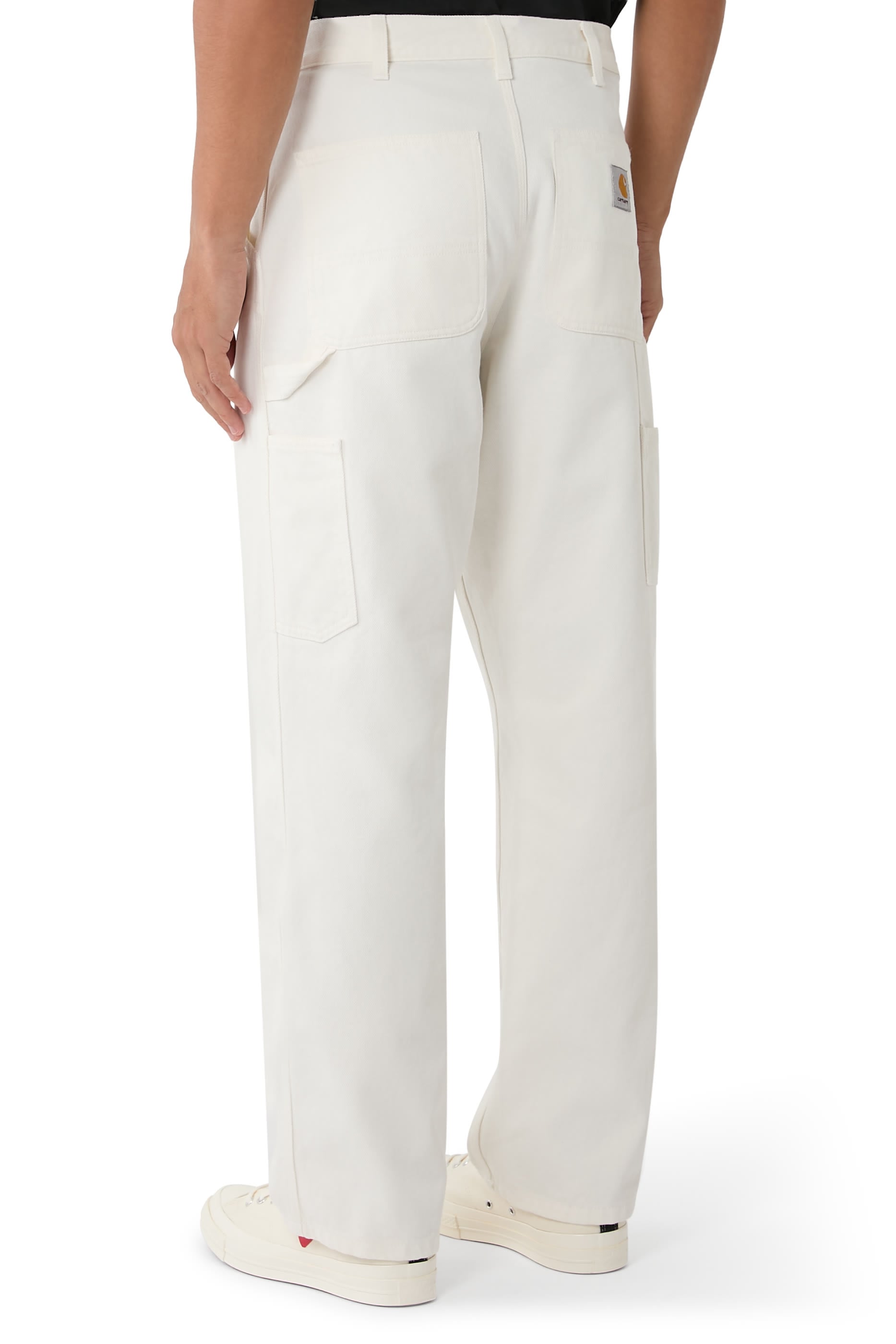 Logo Patch Single-Knee Pants