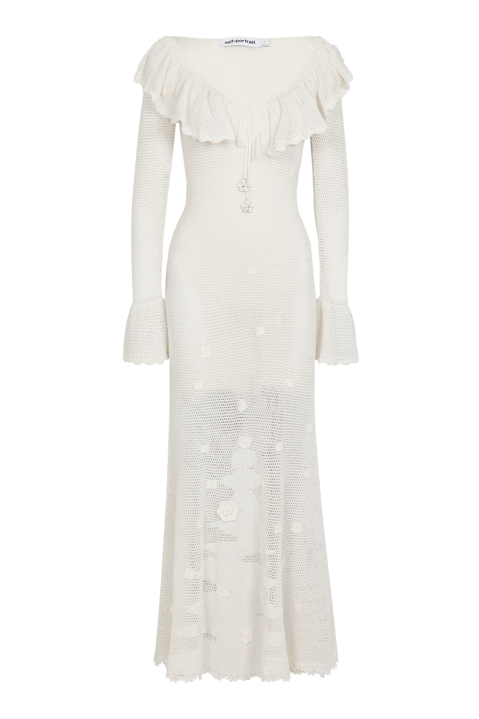 Floral Crochet Midi Dress 