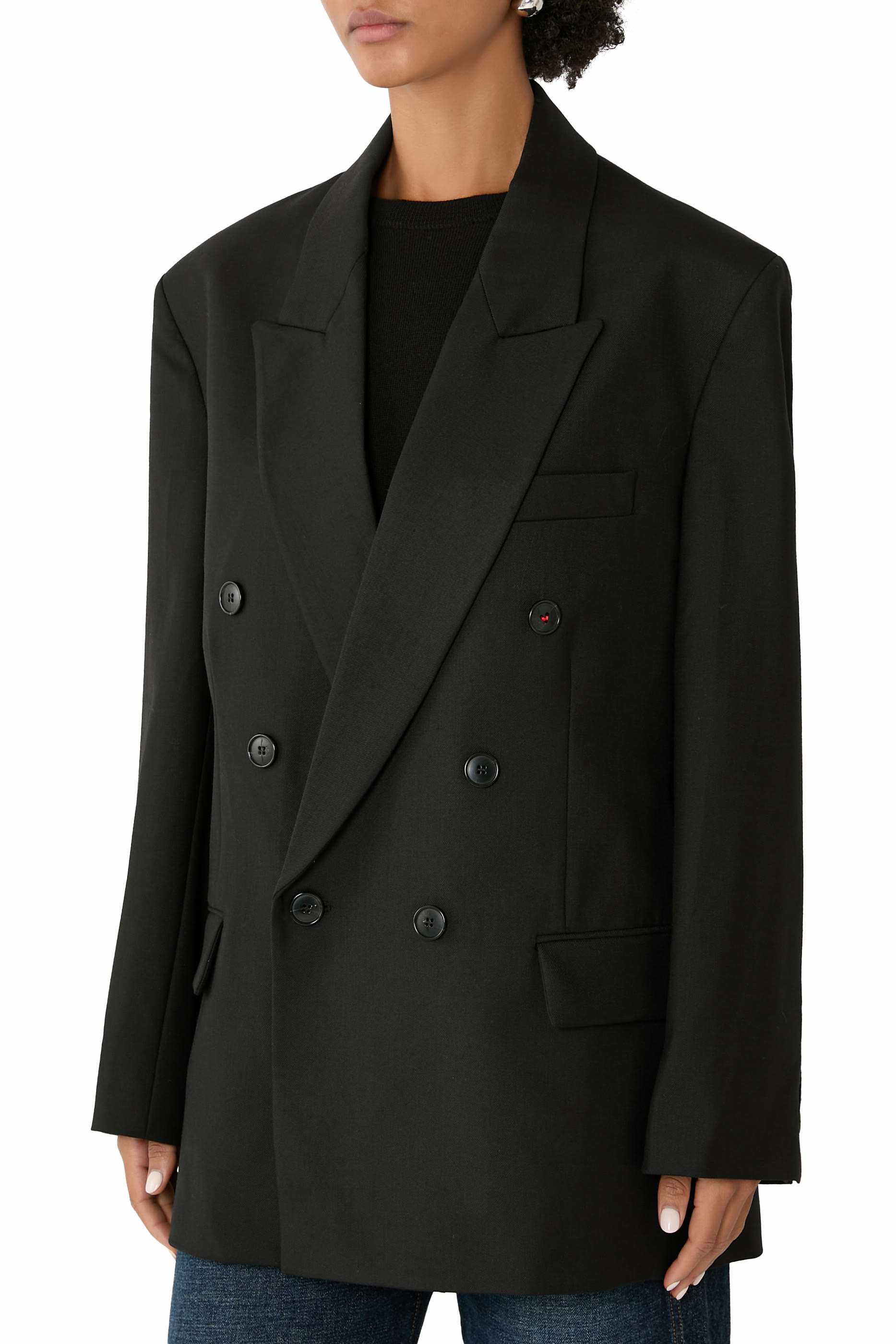 Relaxed Double Breasted Jacket