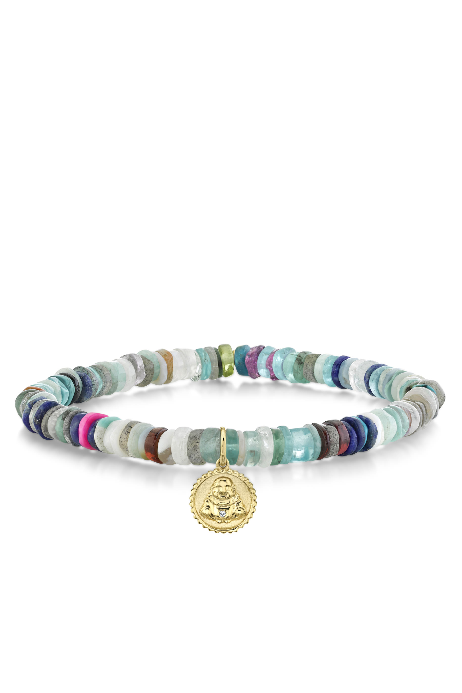 Tiny Buddha Coin Bracelet
