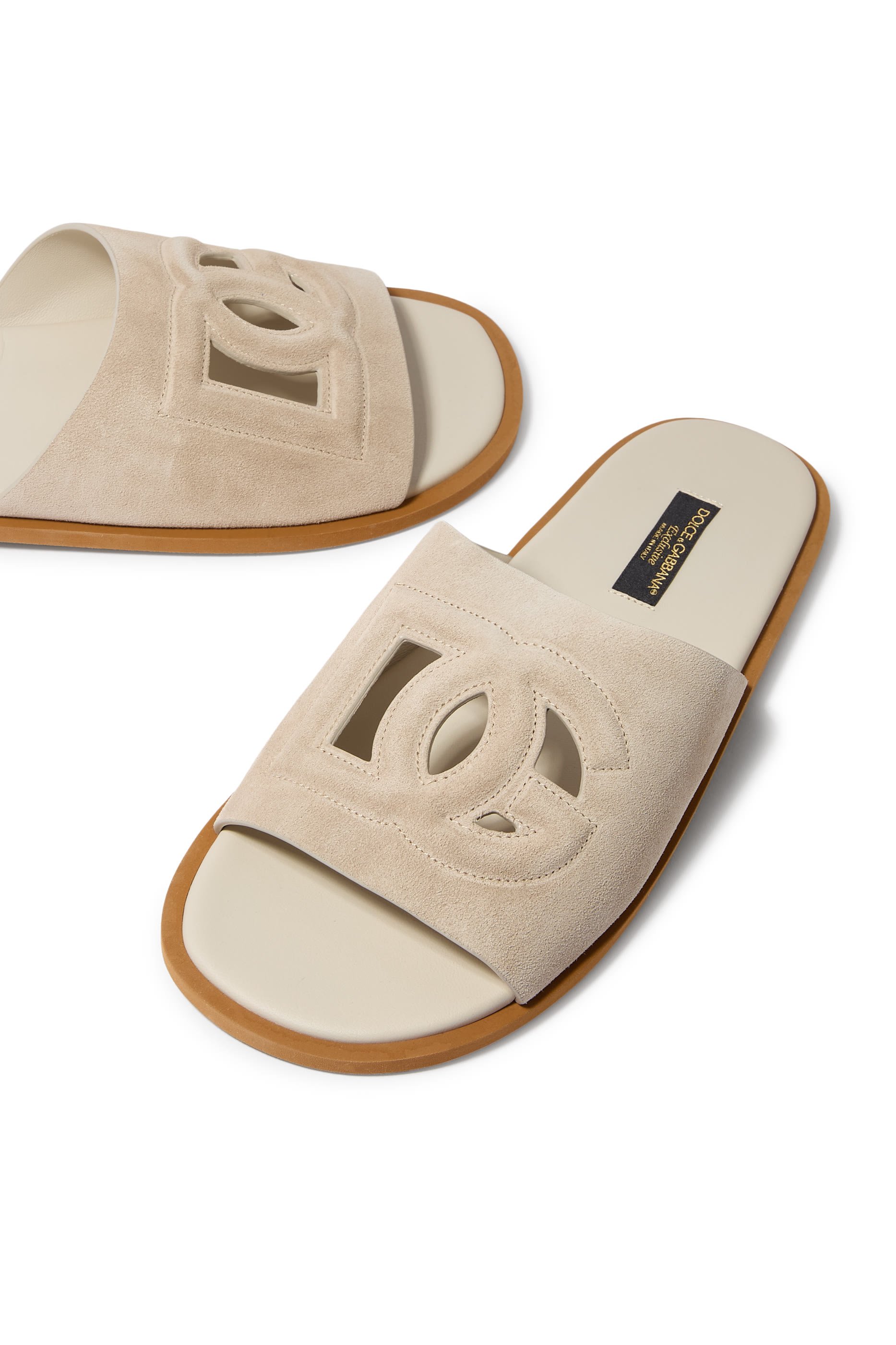 Kids DG Suede Slides 