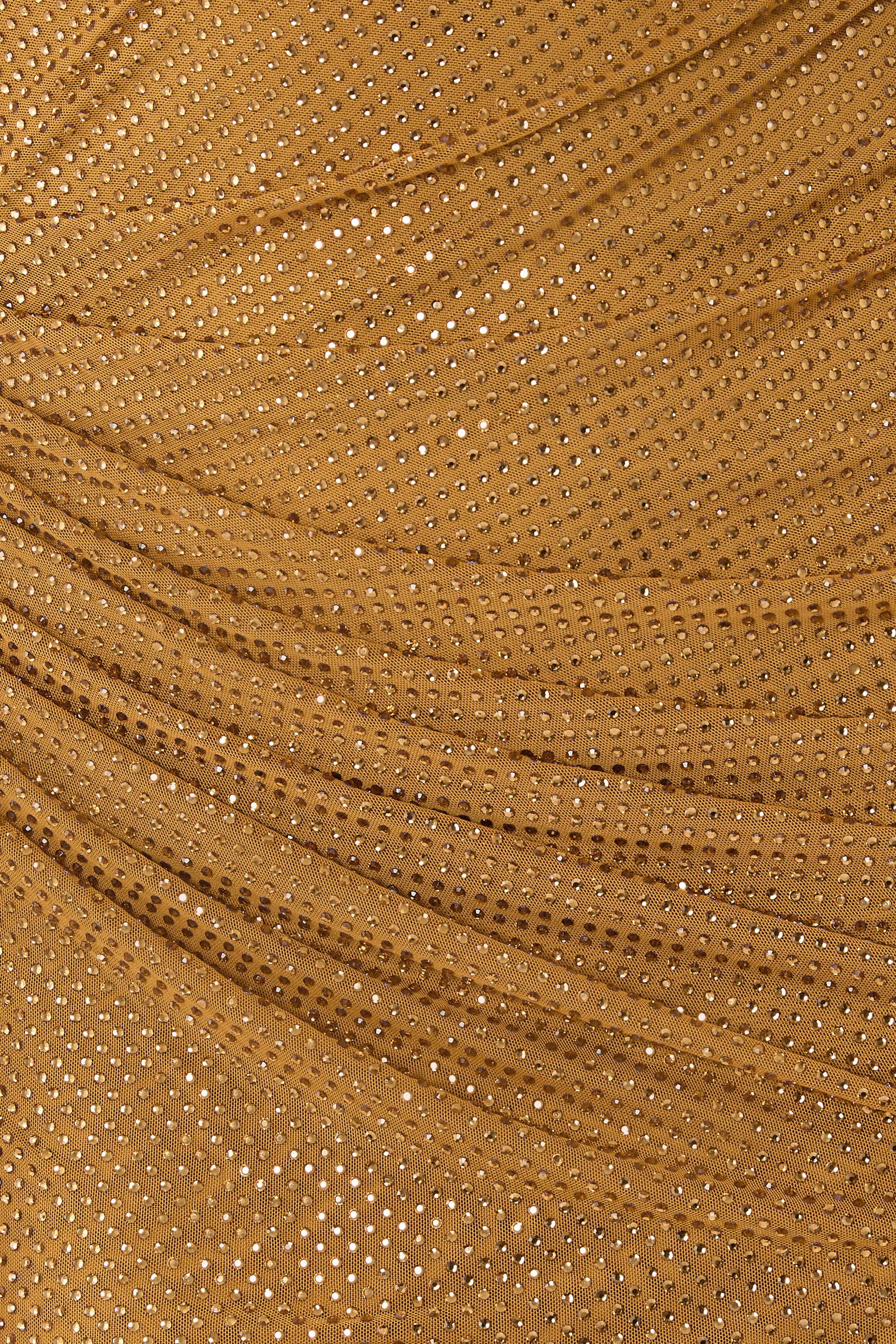 Rhinestone Drape Maxi Dress