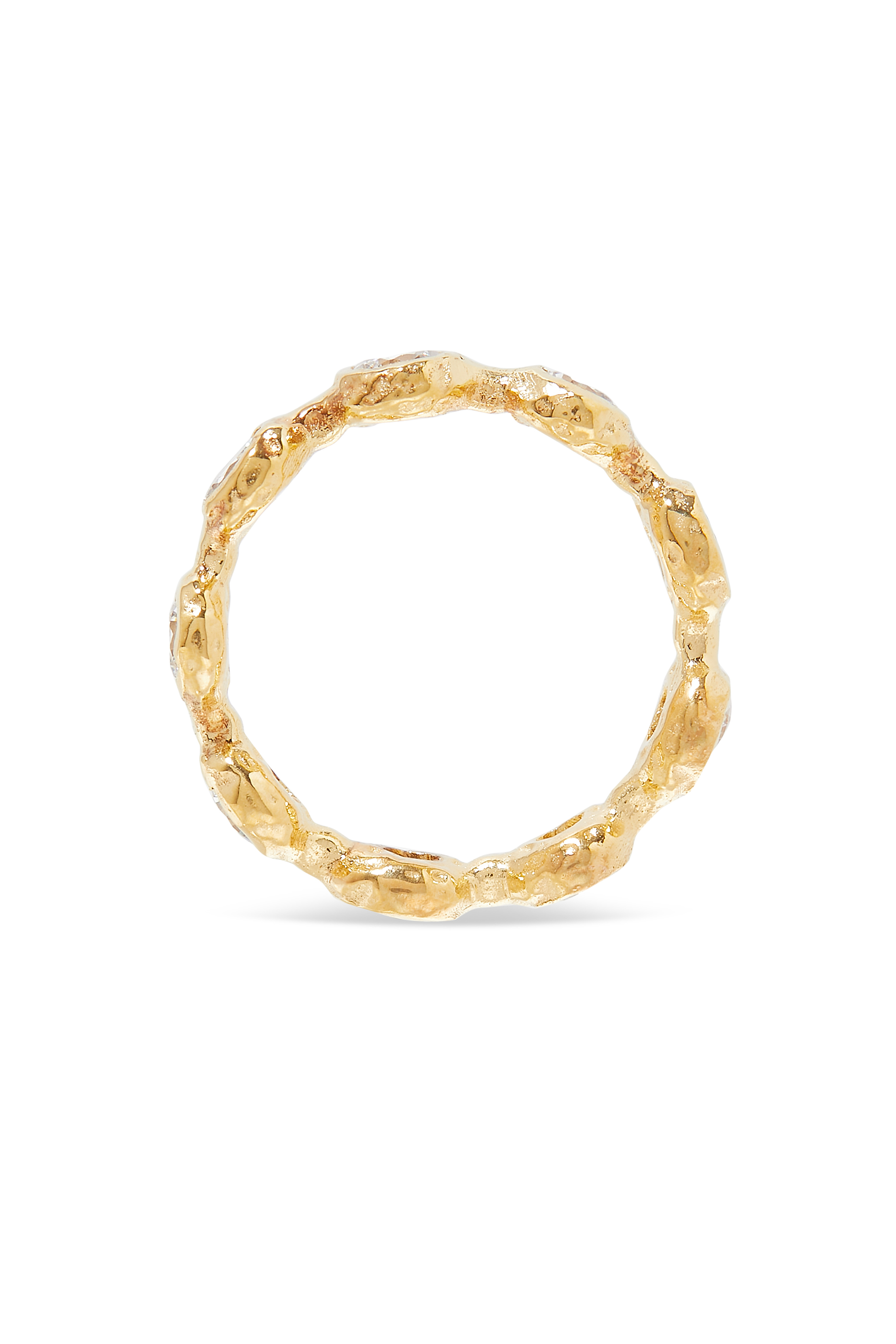 Round Ring With Handset Stones