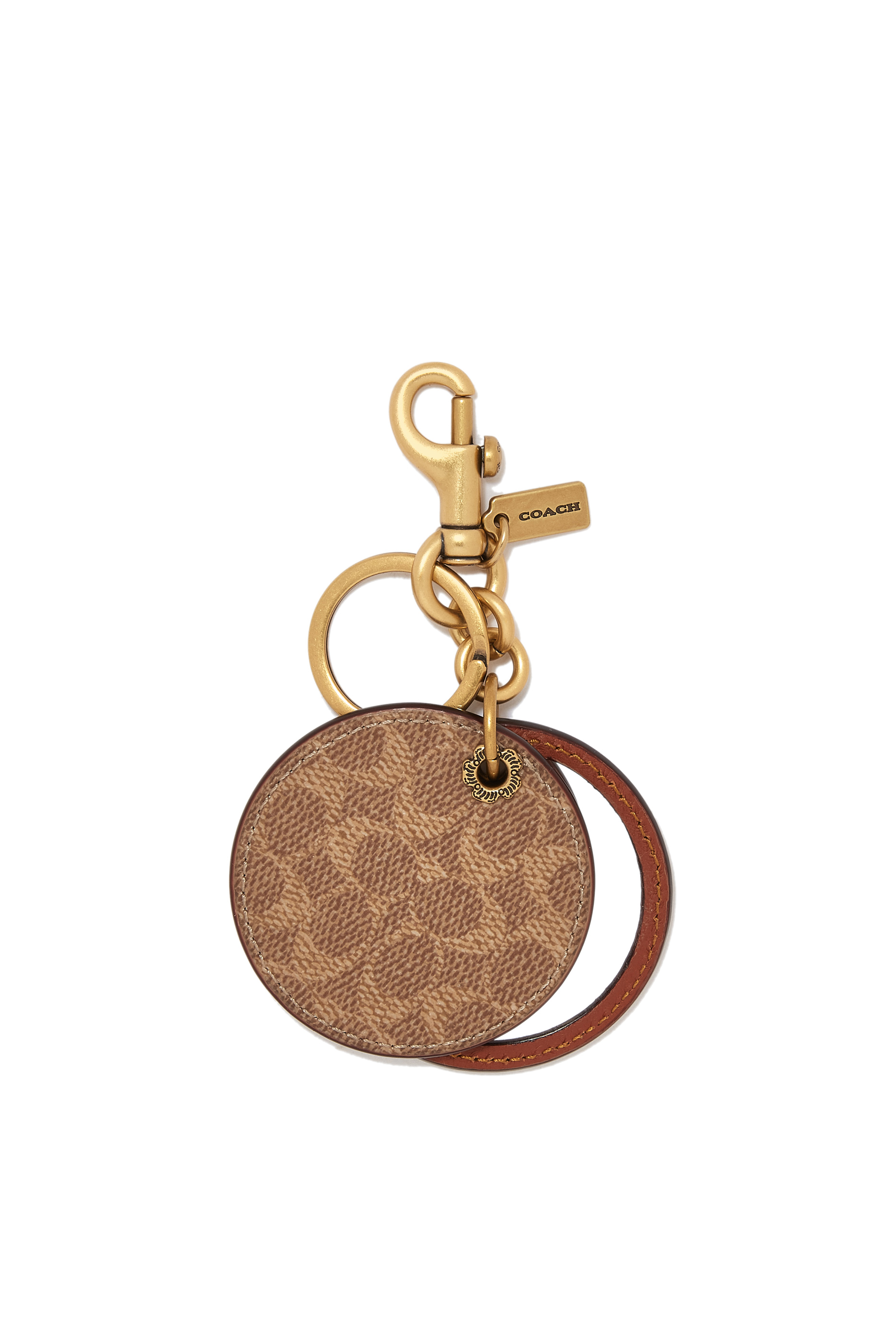 Mirror Bag Charm In Signature Canvas