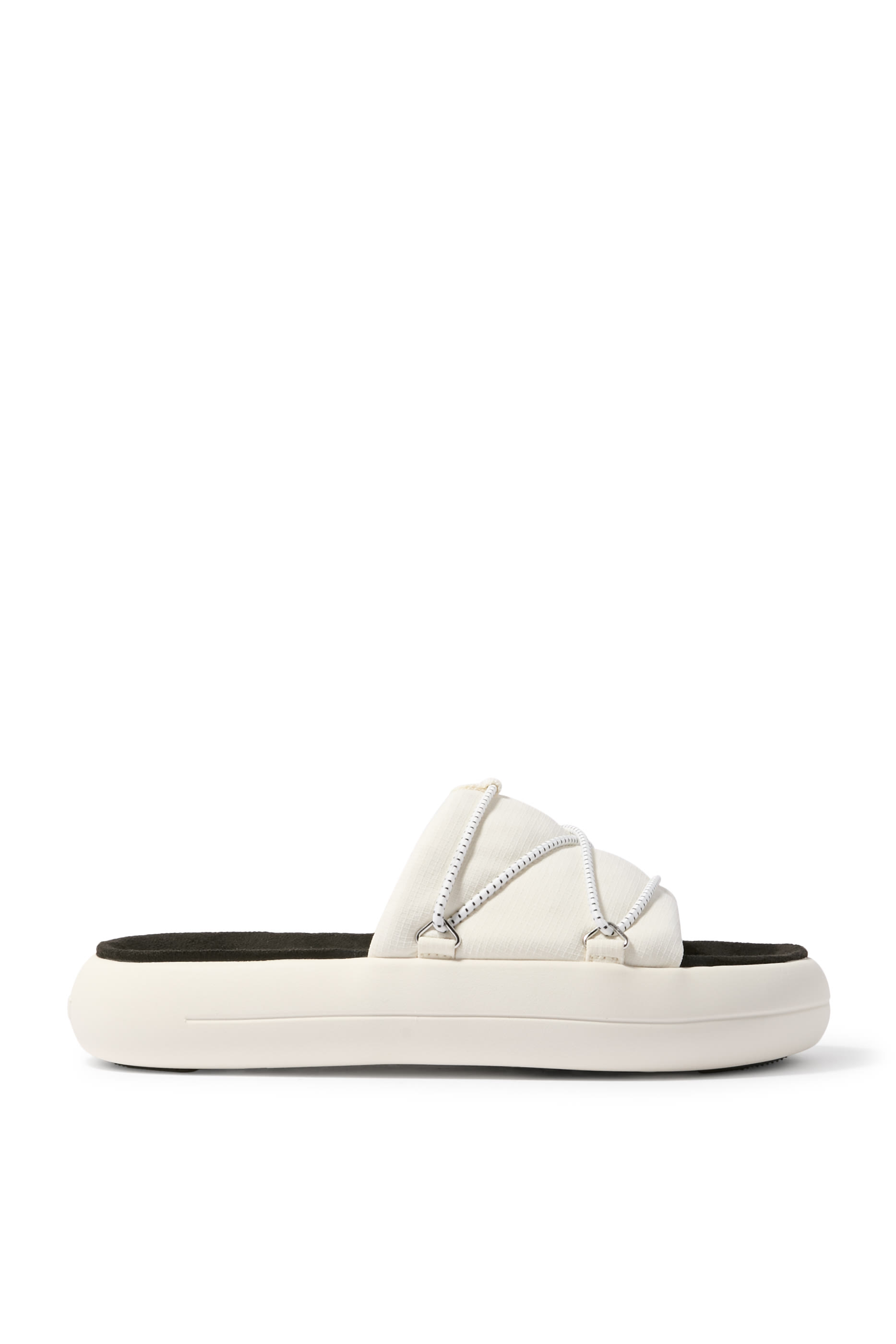 Icon Rope-Detail Platform Sandals