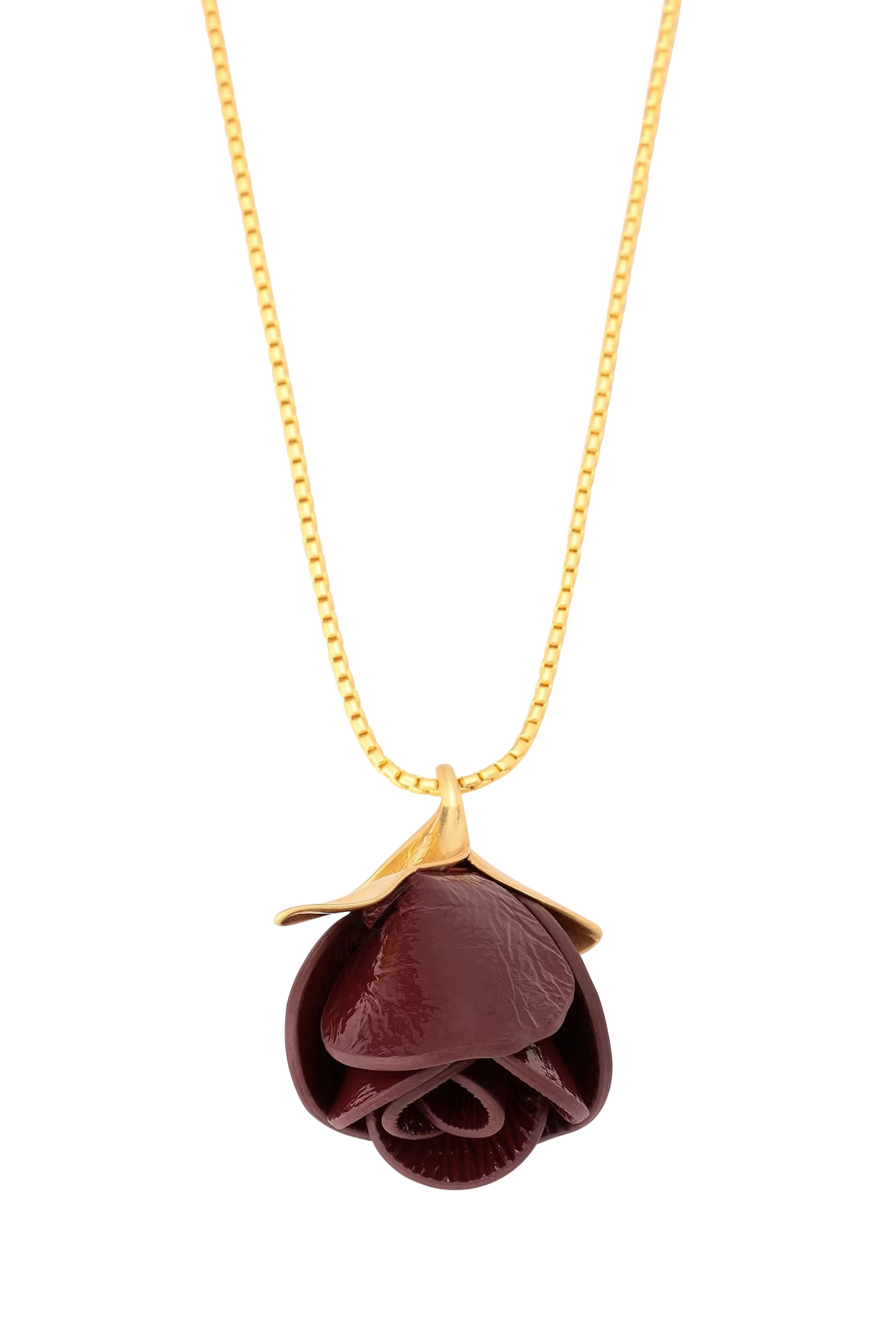 Rose Buds Wrap Necklace