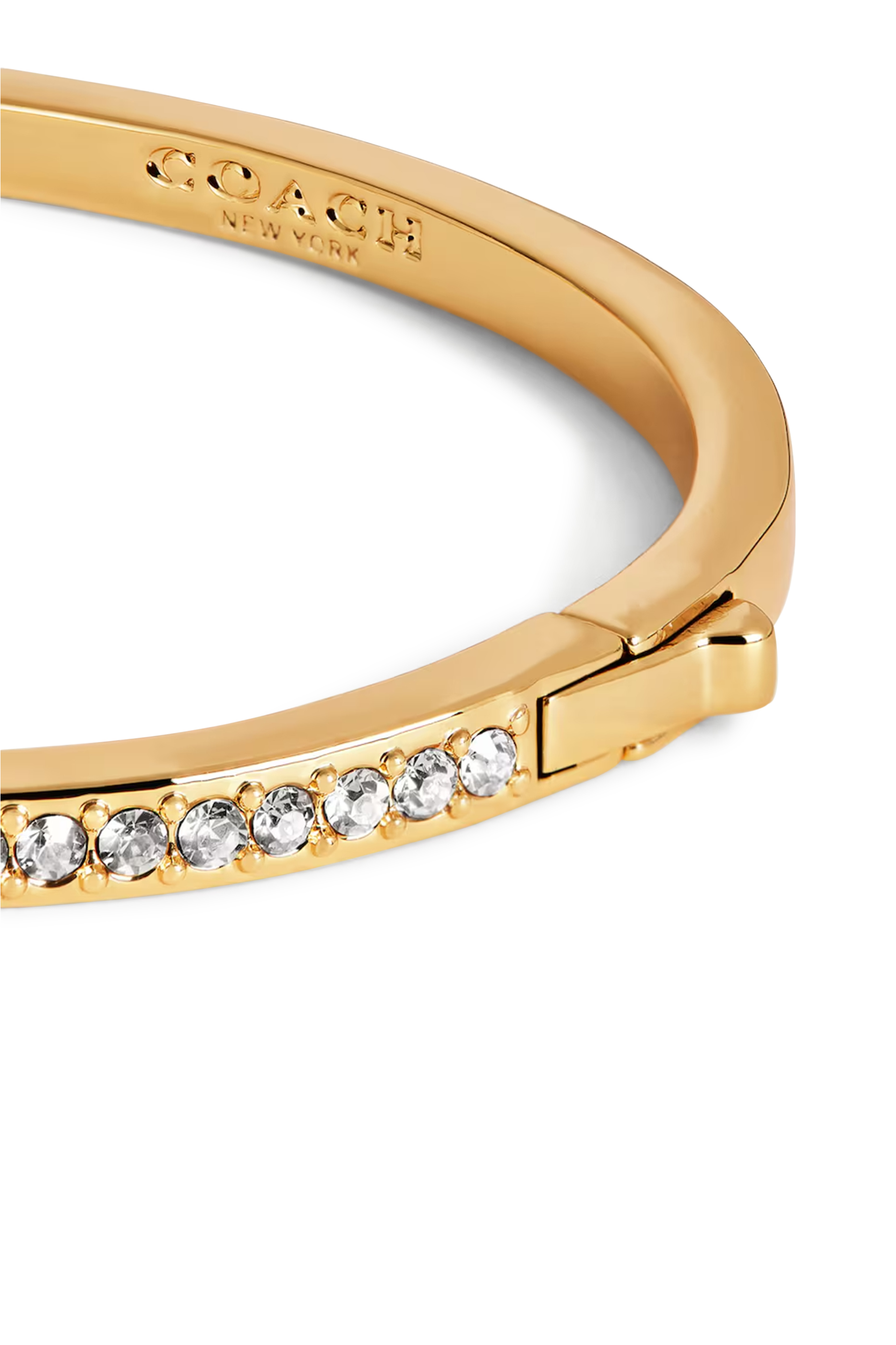 Cherry Cluster Charm Bangle Bracelet, Brass & Enamel, Glass Crystal