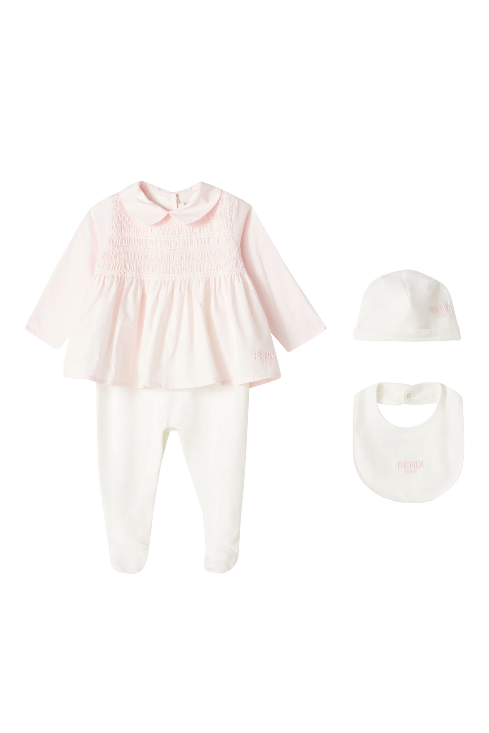 Kids Logo Top, Pants, Bib & Beanie Set
