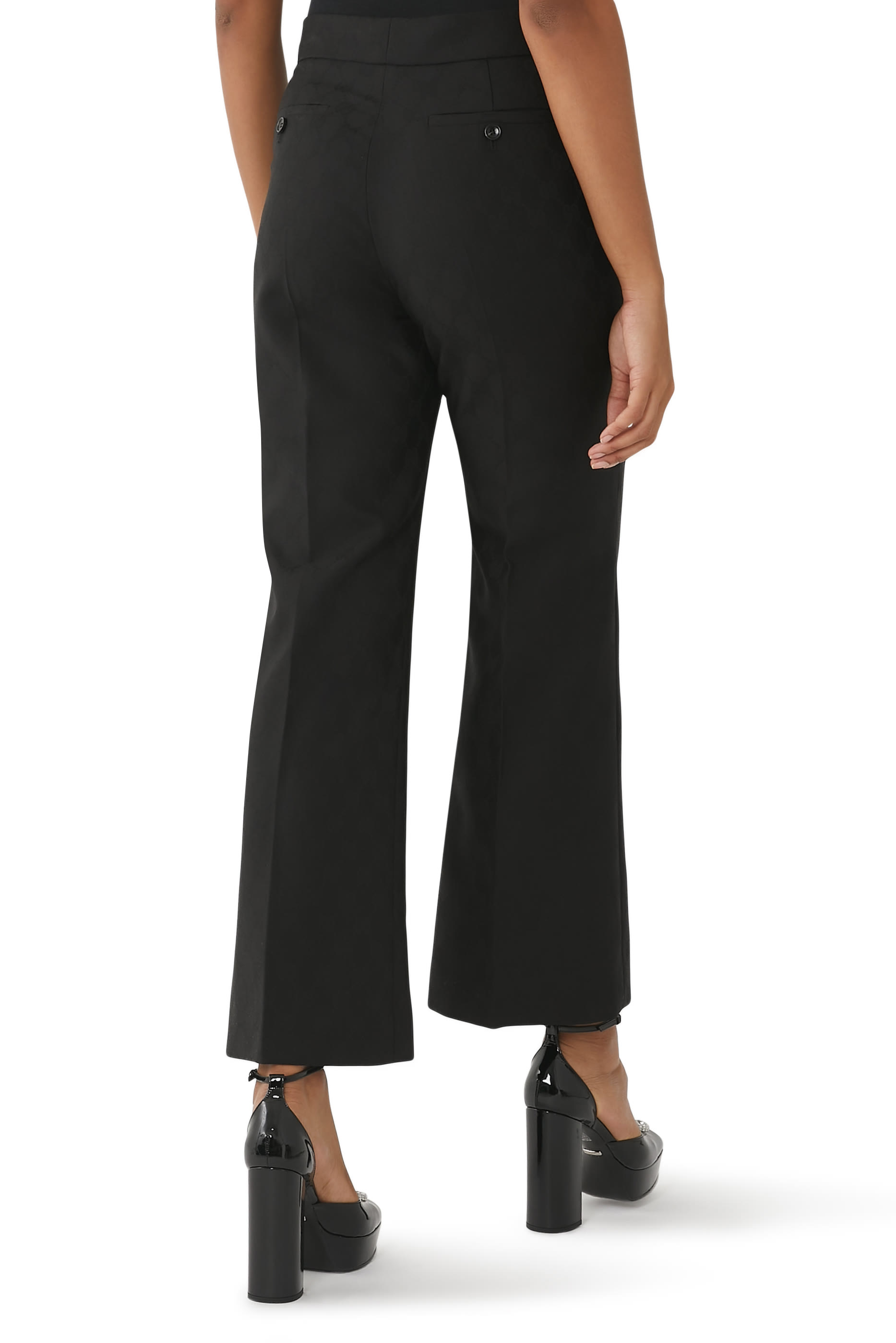 GG Wool Jacquard Pants