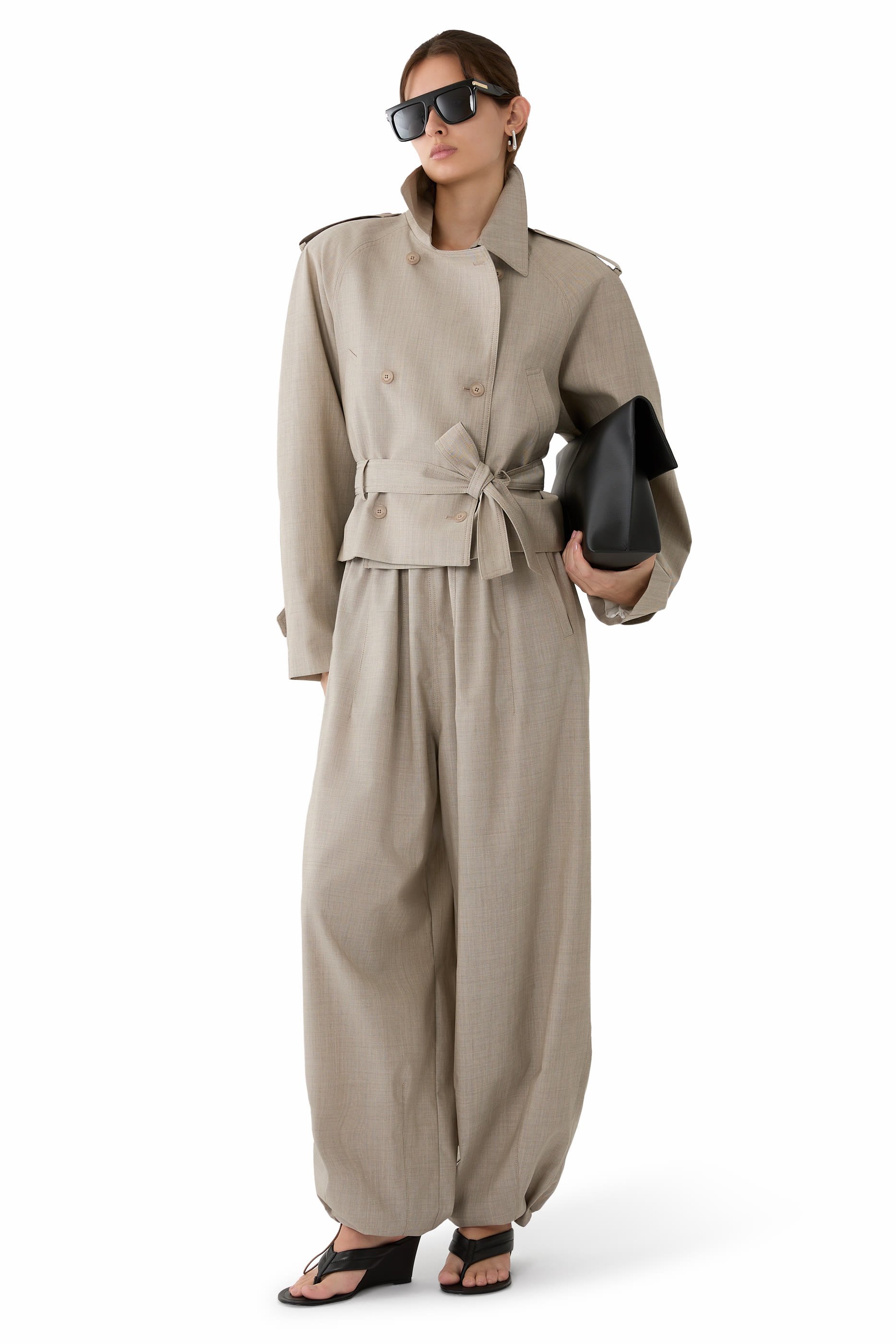 Stan Crop Trench Coat