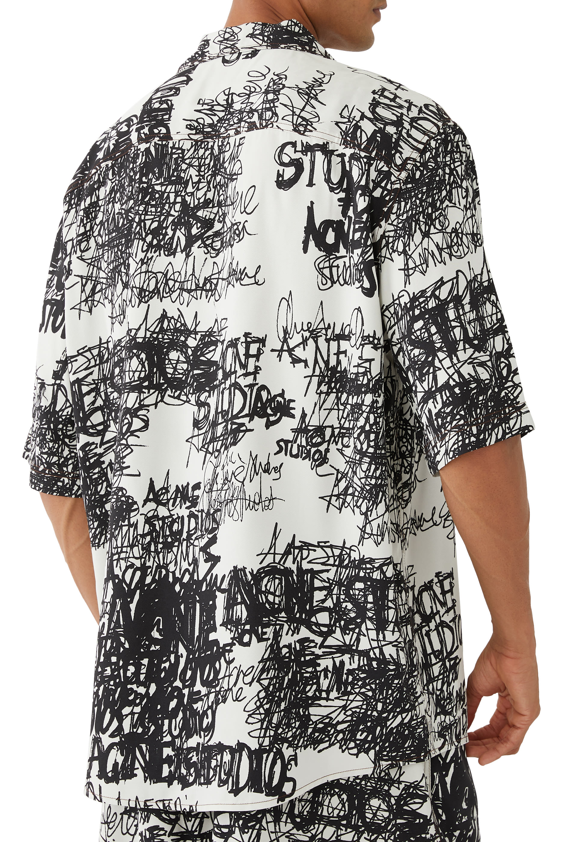 Printed Button-Up Shirt