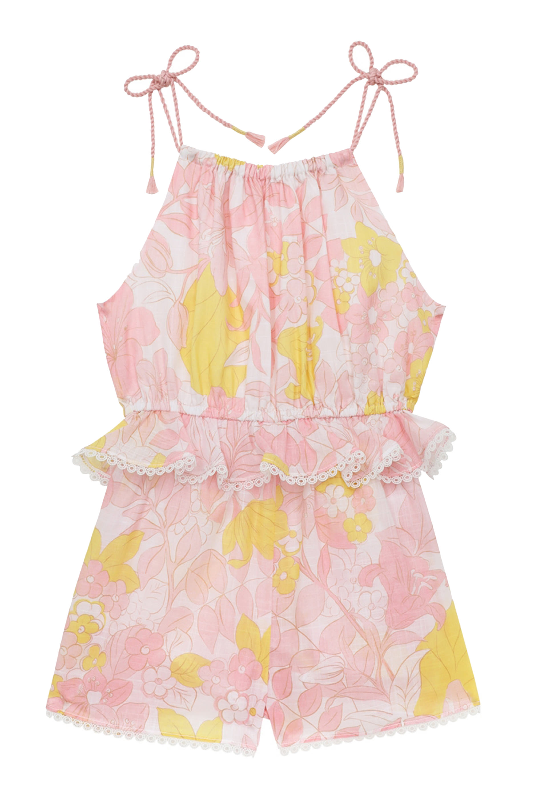 Kids Pop Tie Playsuit