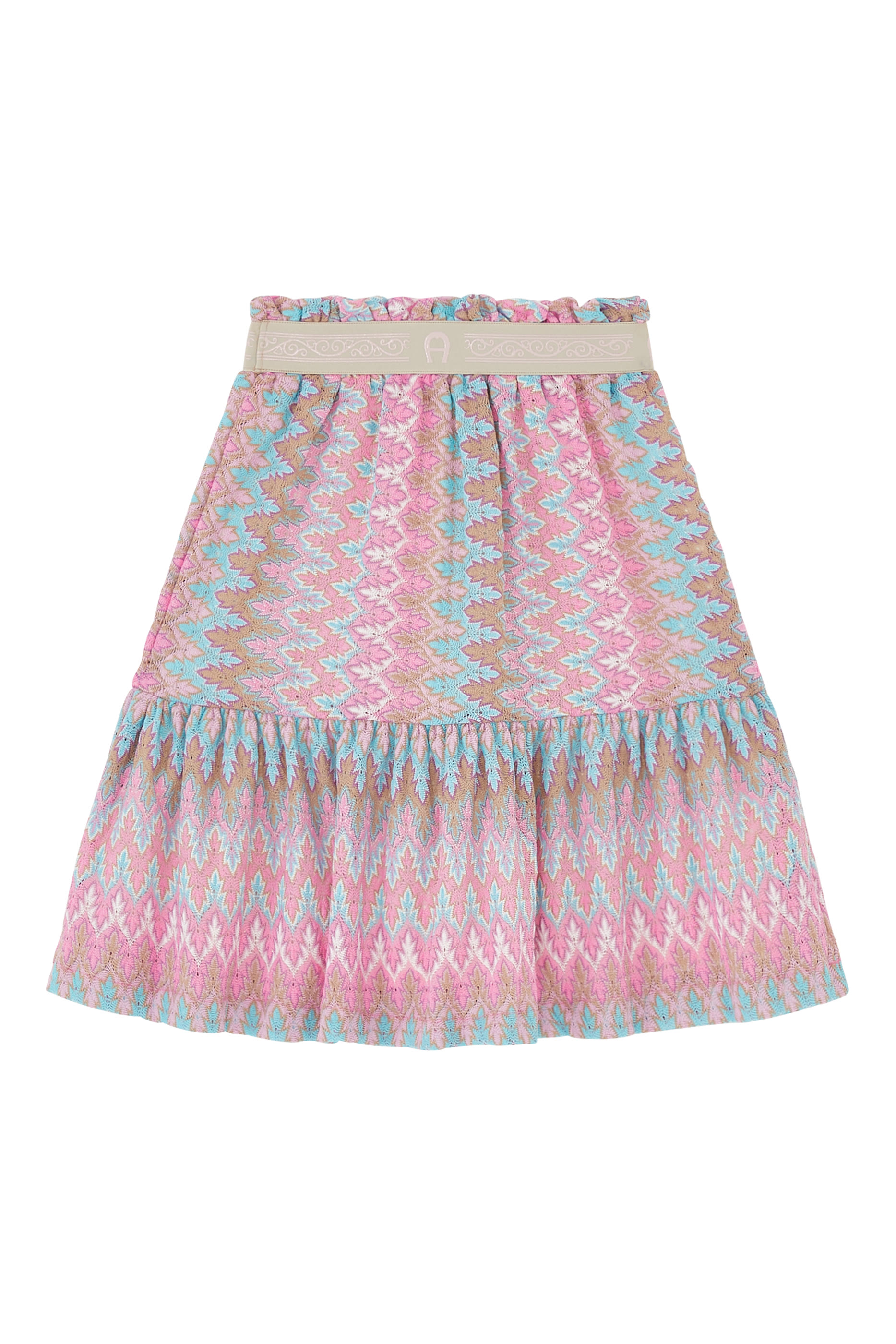 Kids Zig-Zag Tiered Skirt
