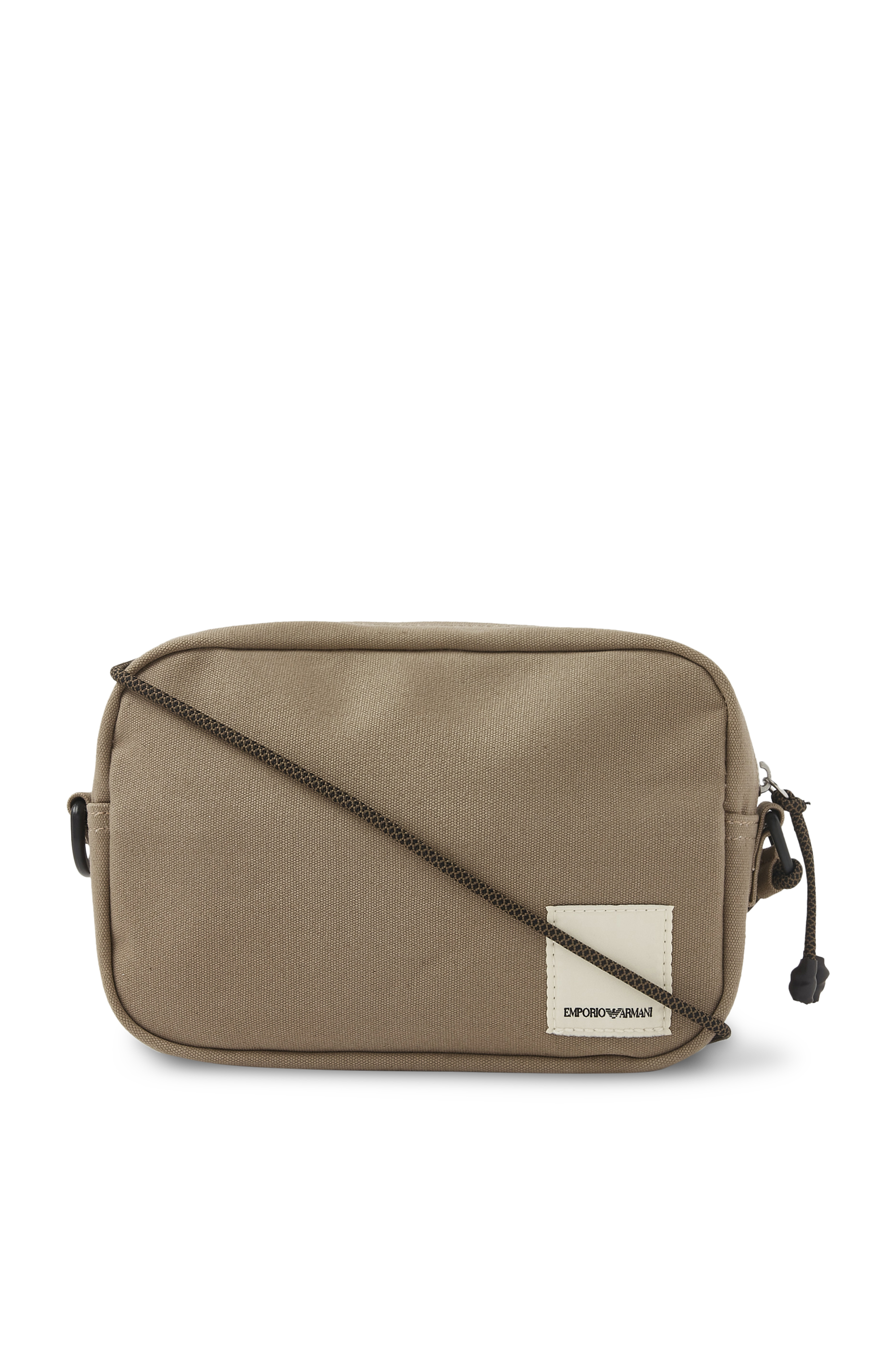 EA Logo Patch Crossbody Bag