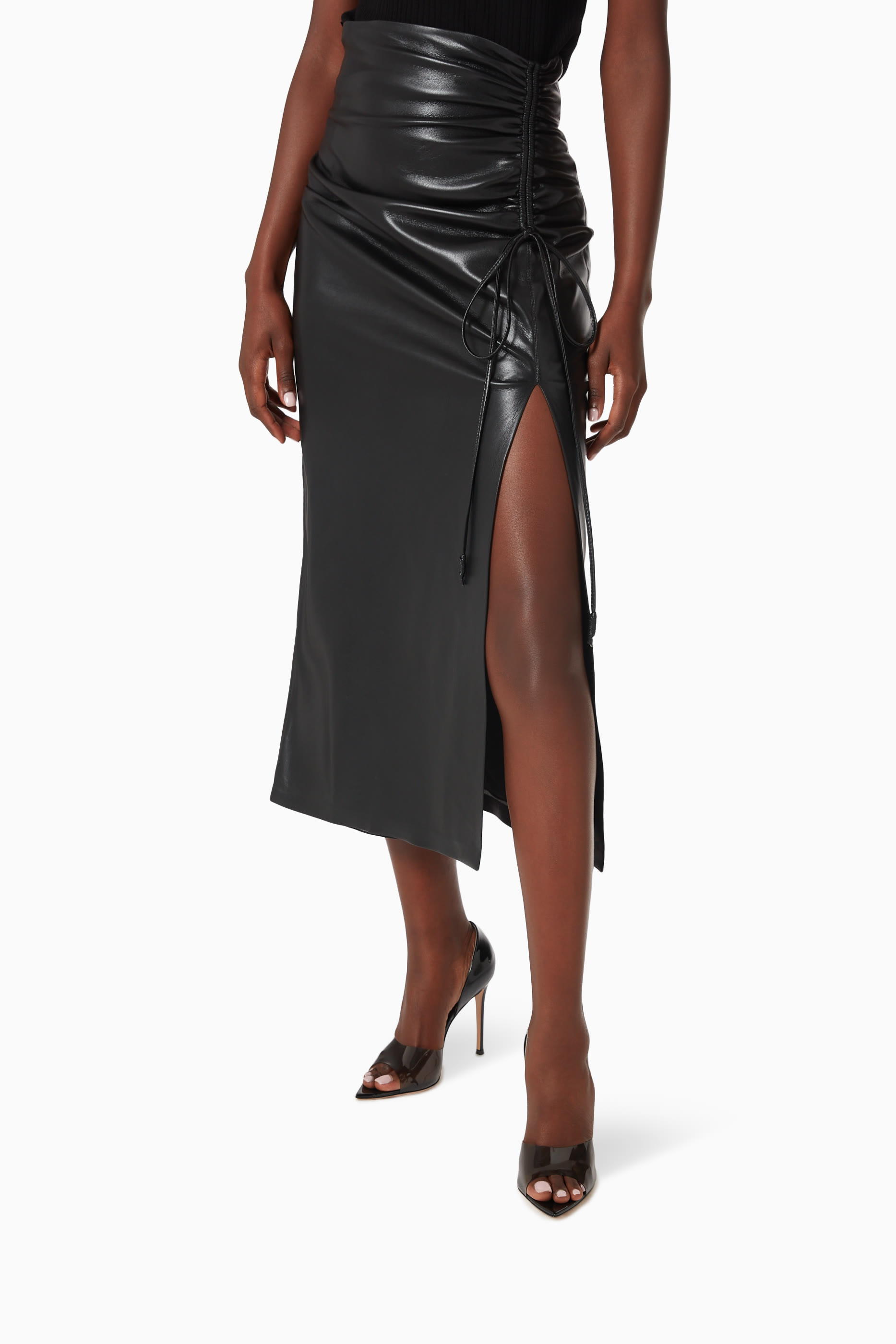 Bree 105 Plexi Open Toe Pumps