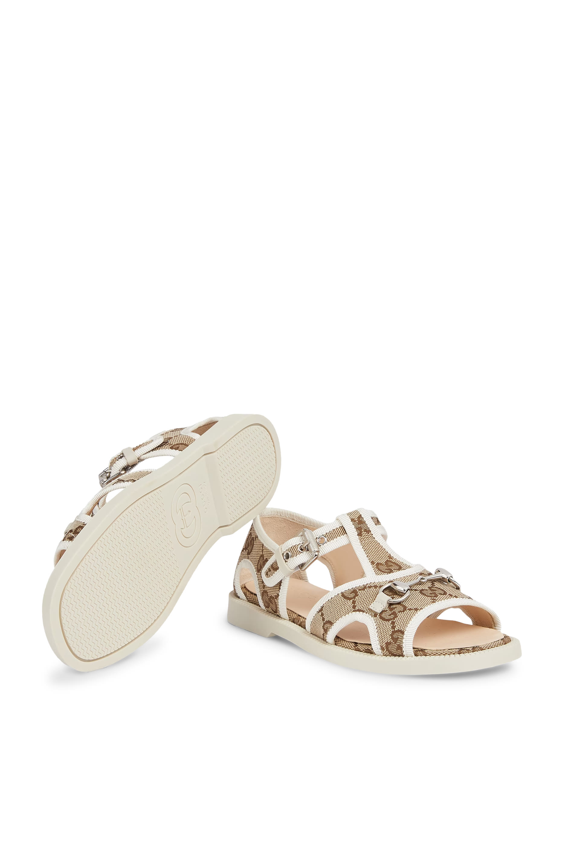 Kids GG Horsebit Sandals