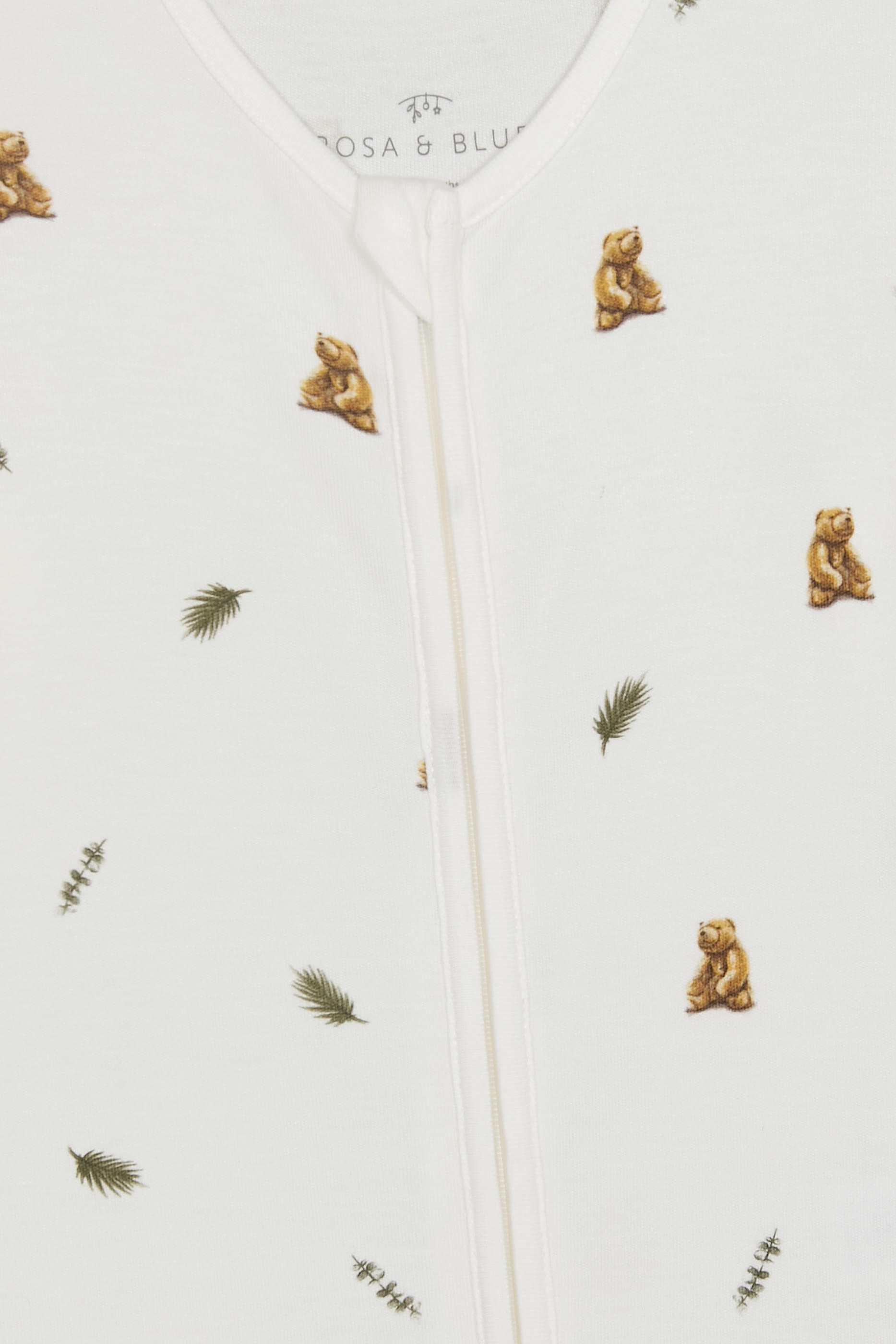 Kids  Brown Bear Print Sleepsuit