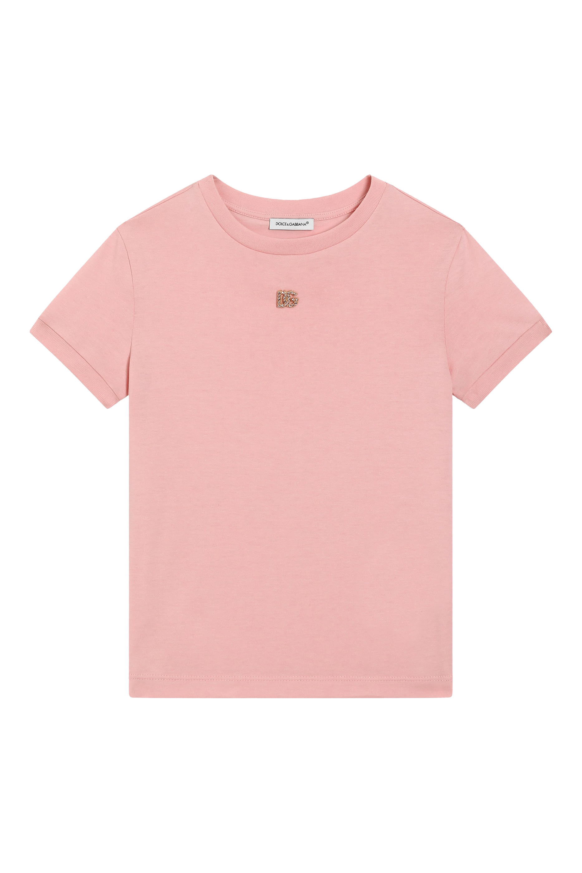 Kids DG Logo Round Neck T-Shirt