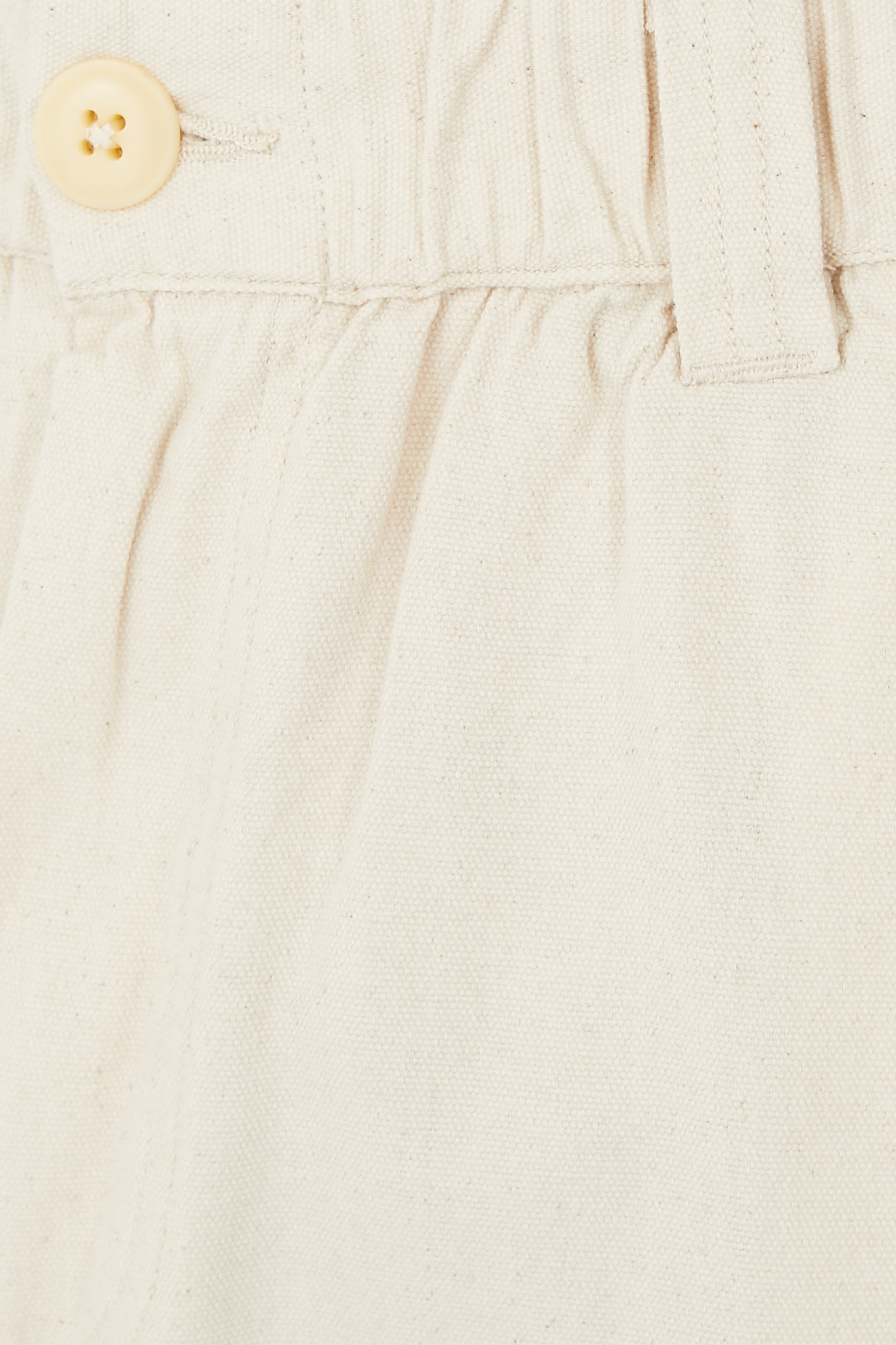 Canvas Cropped Trousers