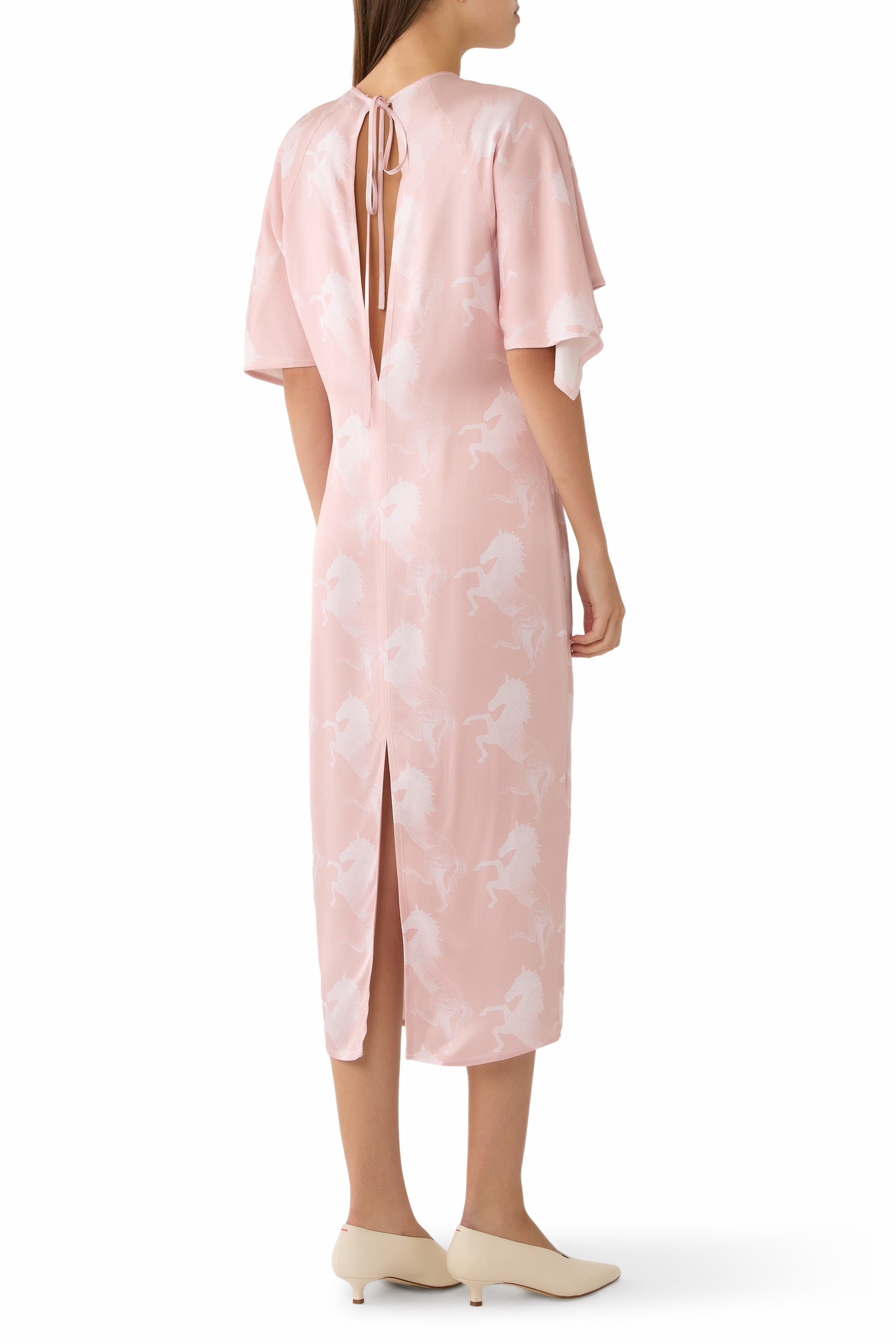 Horse Print Midi Dress