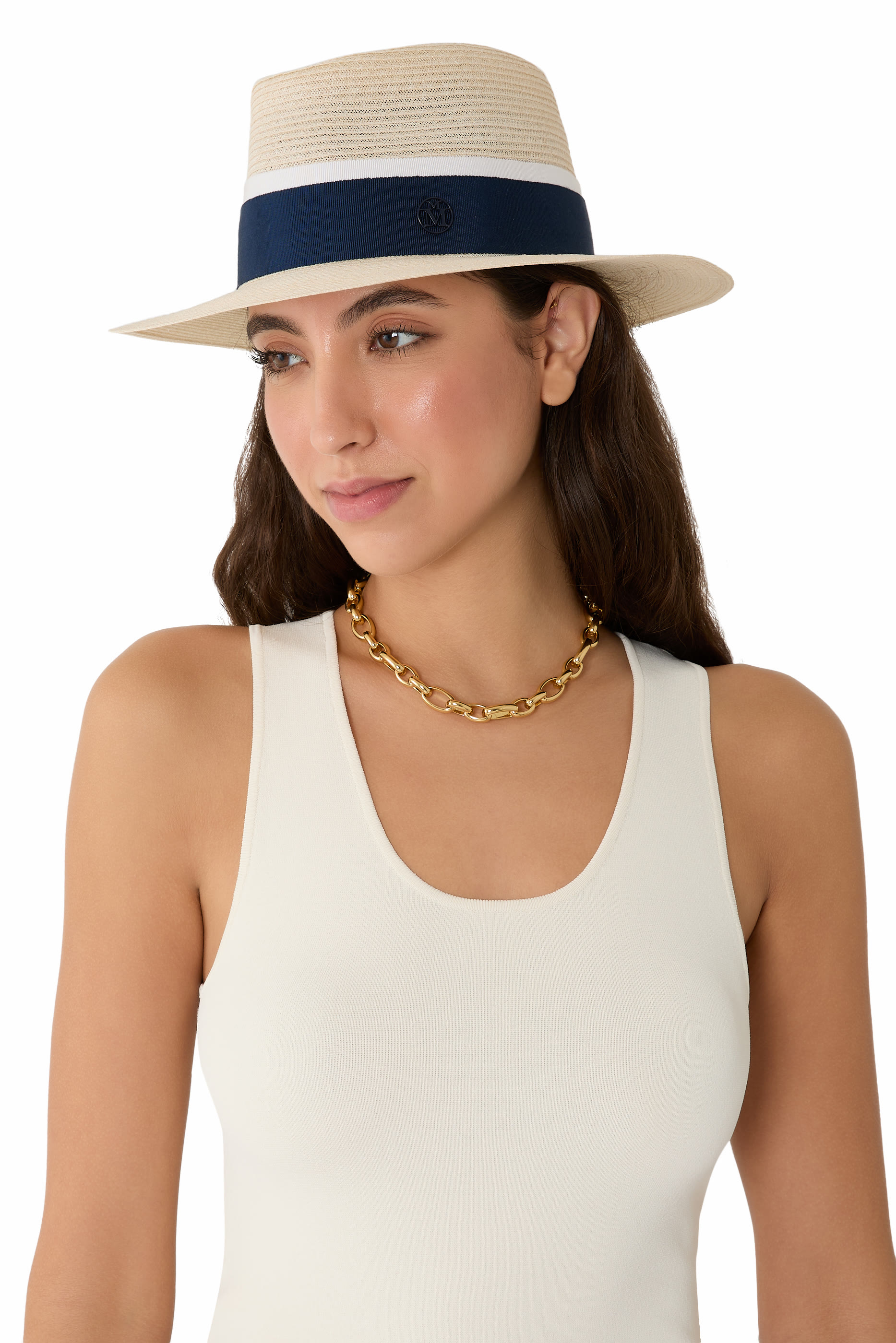 André Straw Fedora Hat