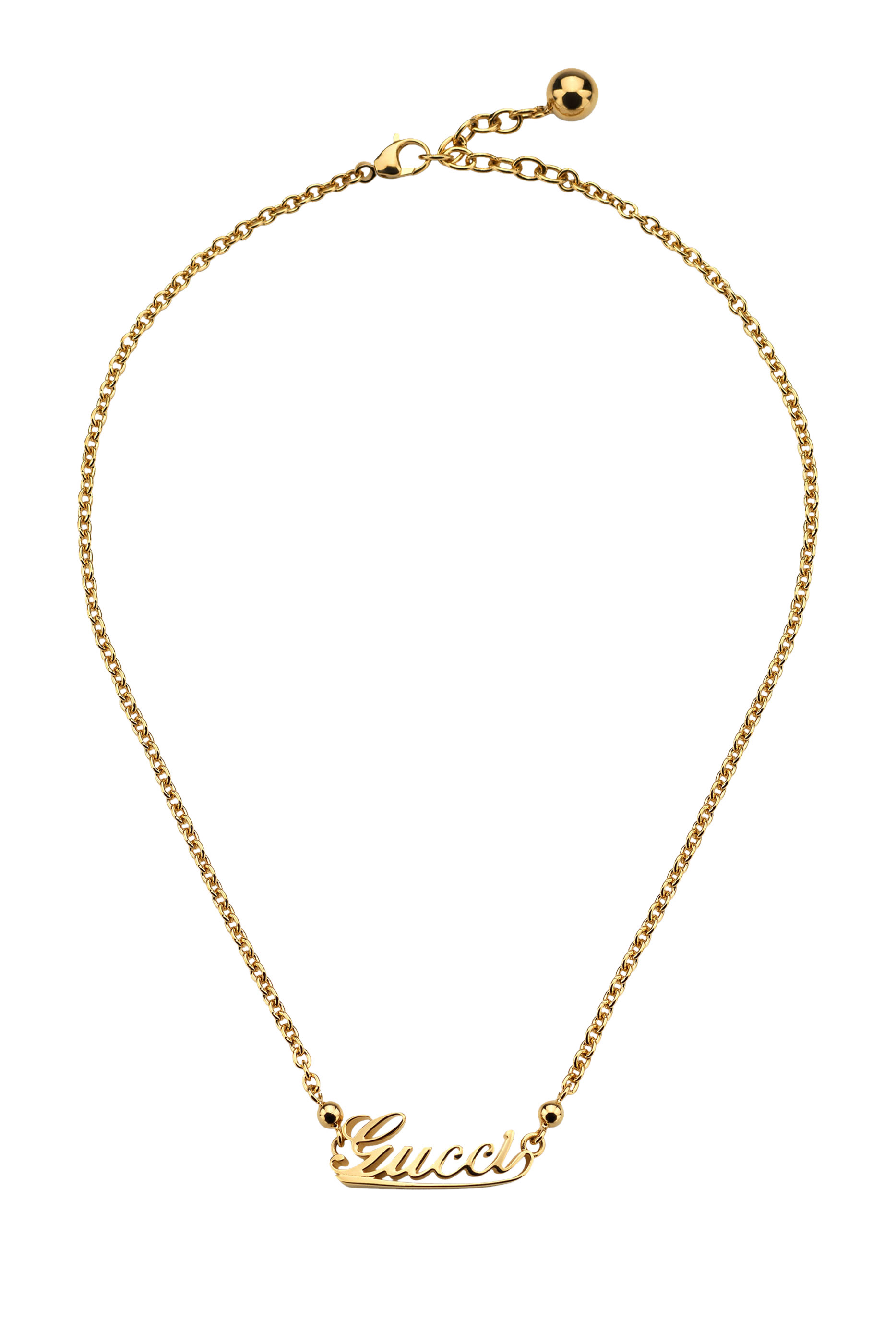 Logo Script Necklace