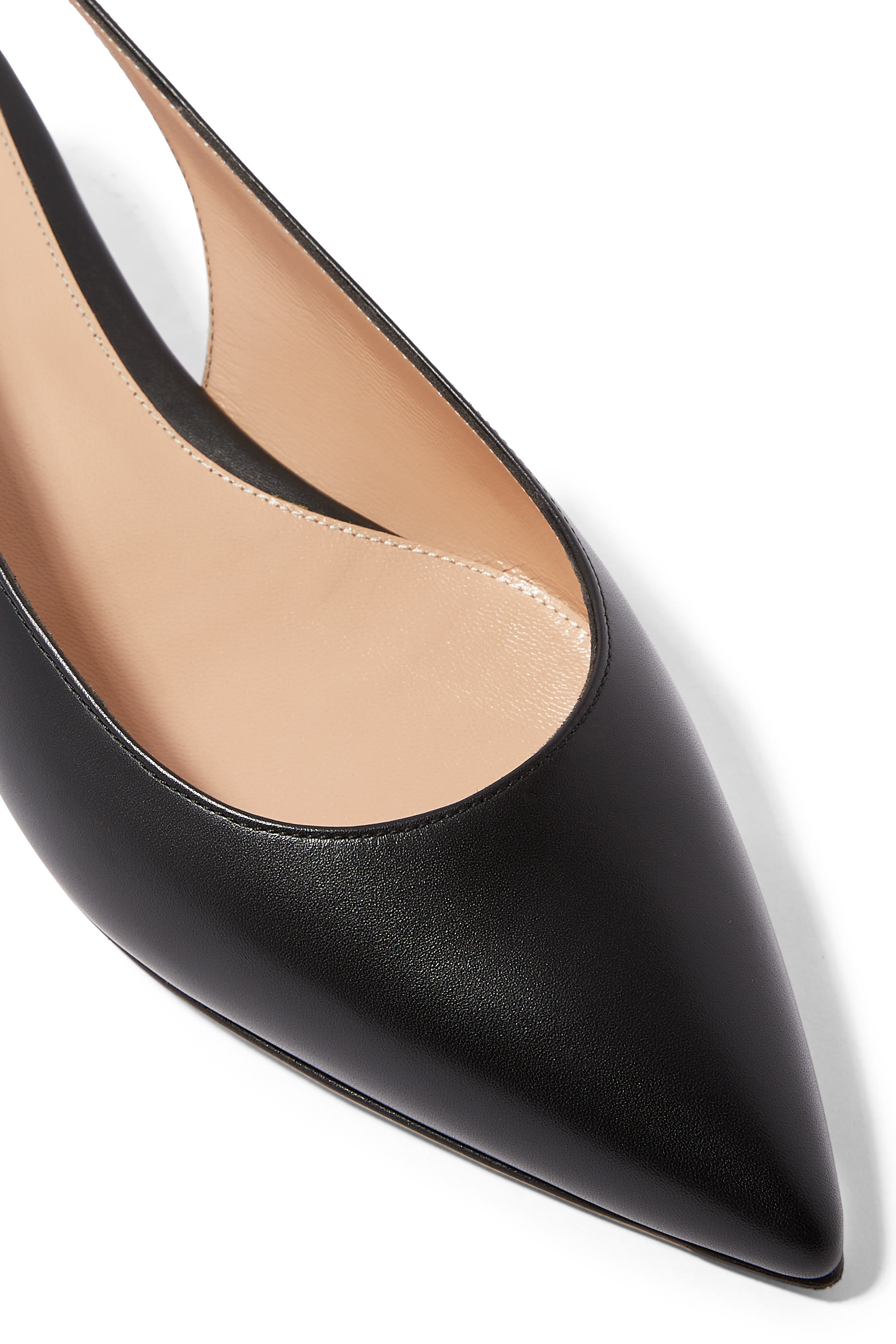 Katty Leather Slingback Flats