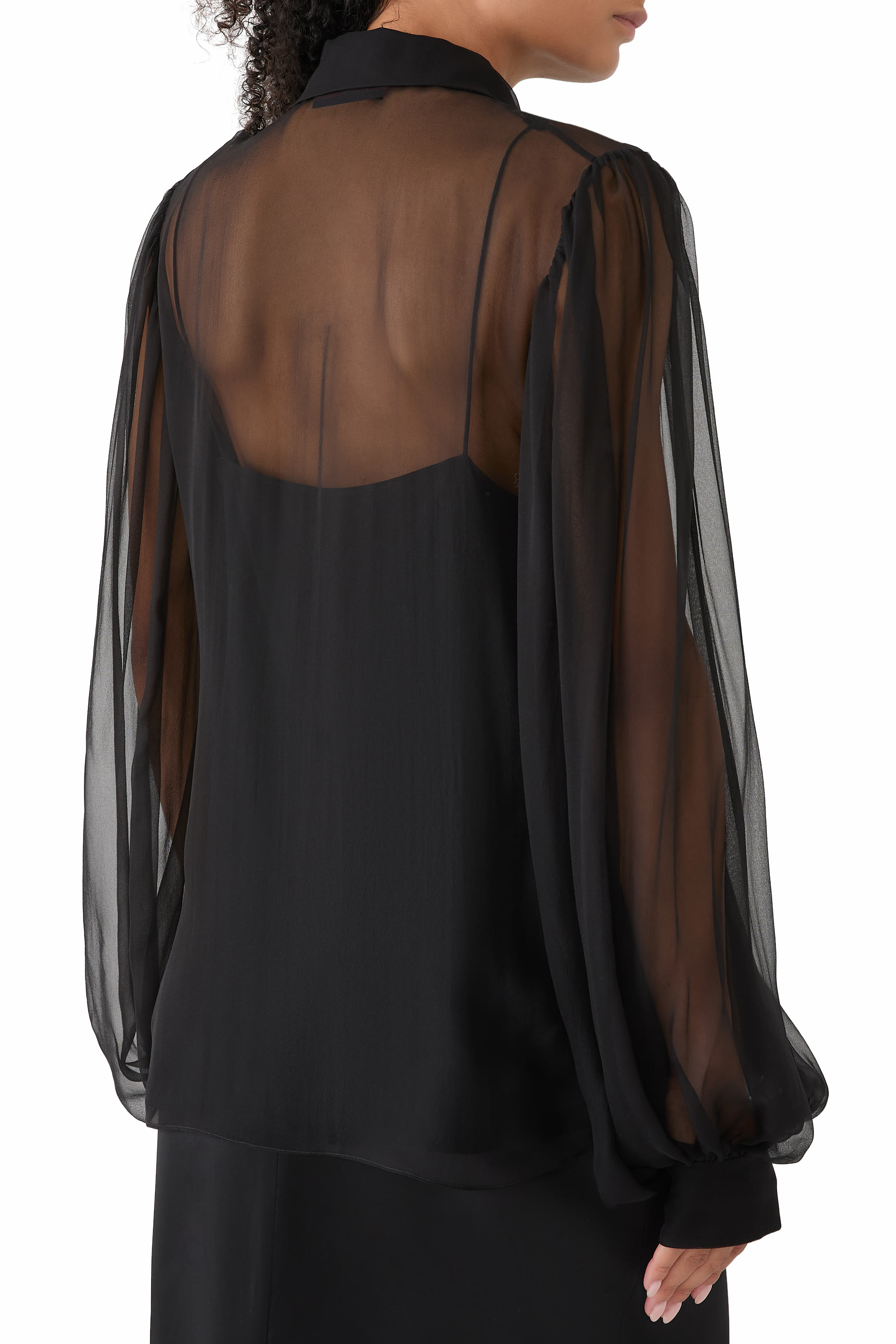 Silk Chiffon Shirt